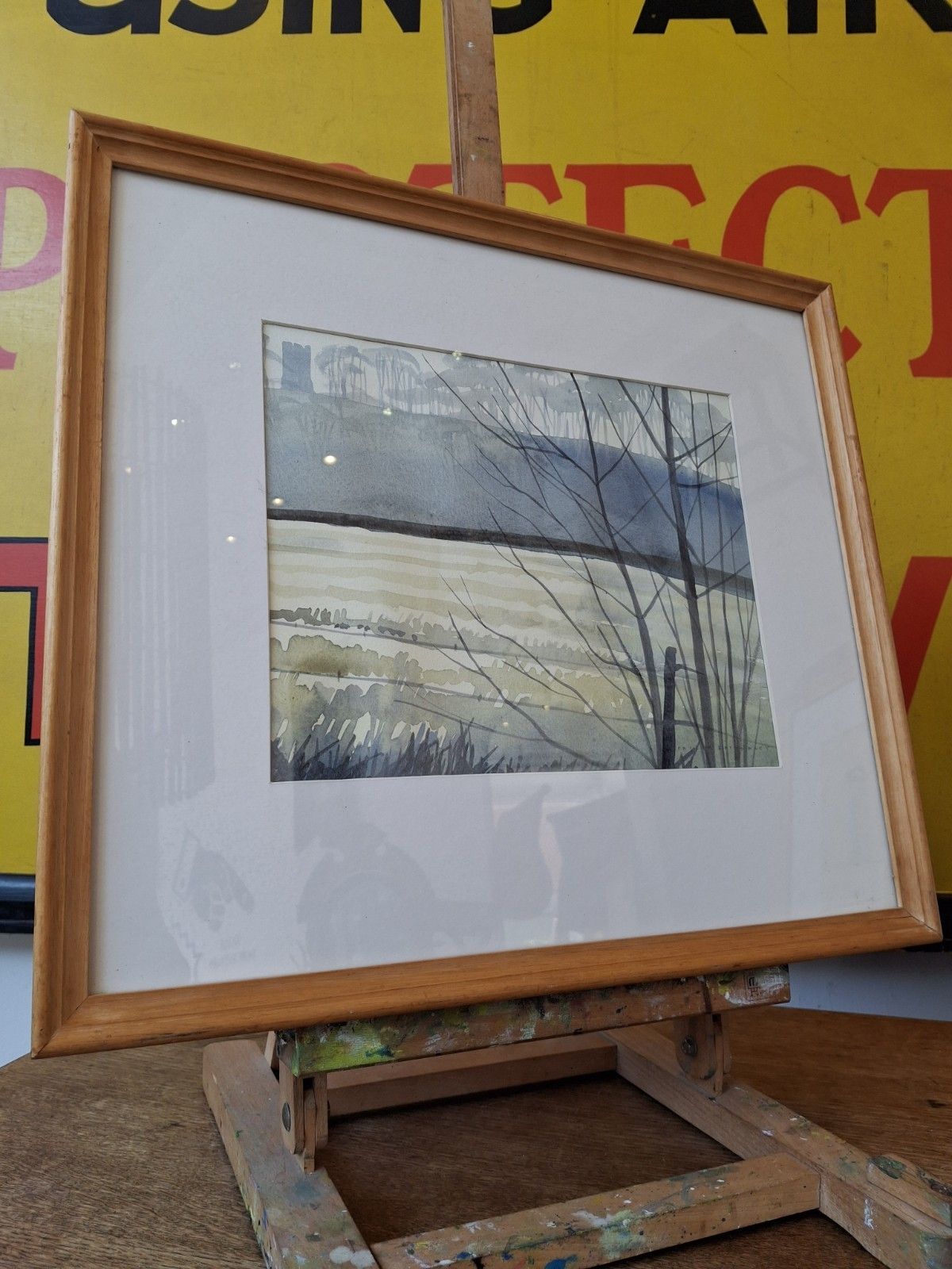 Pair Of Vintage Late 20th Century Framed Watercolours By Philip Bottomley. photo for sale