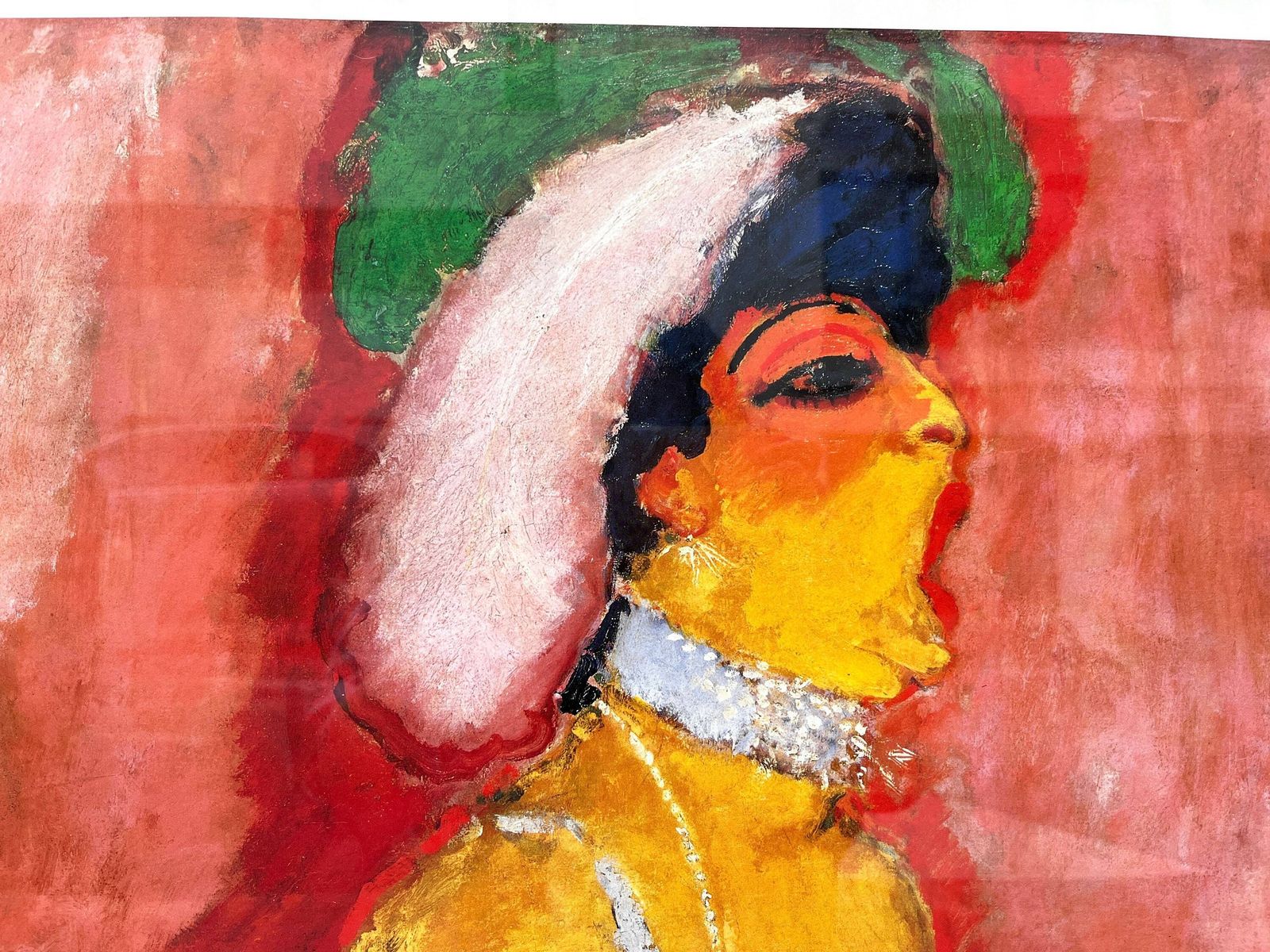 Original Framed Poster "Modjesko Soprano Singer" By Kees Van Dongen, Vintage Fauvism Screen Print, Museum Offset photo vinterior