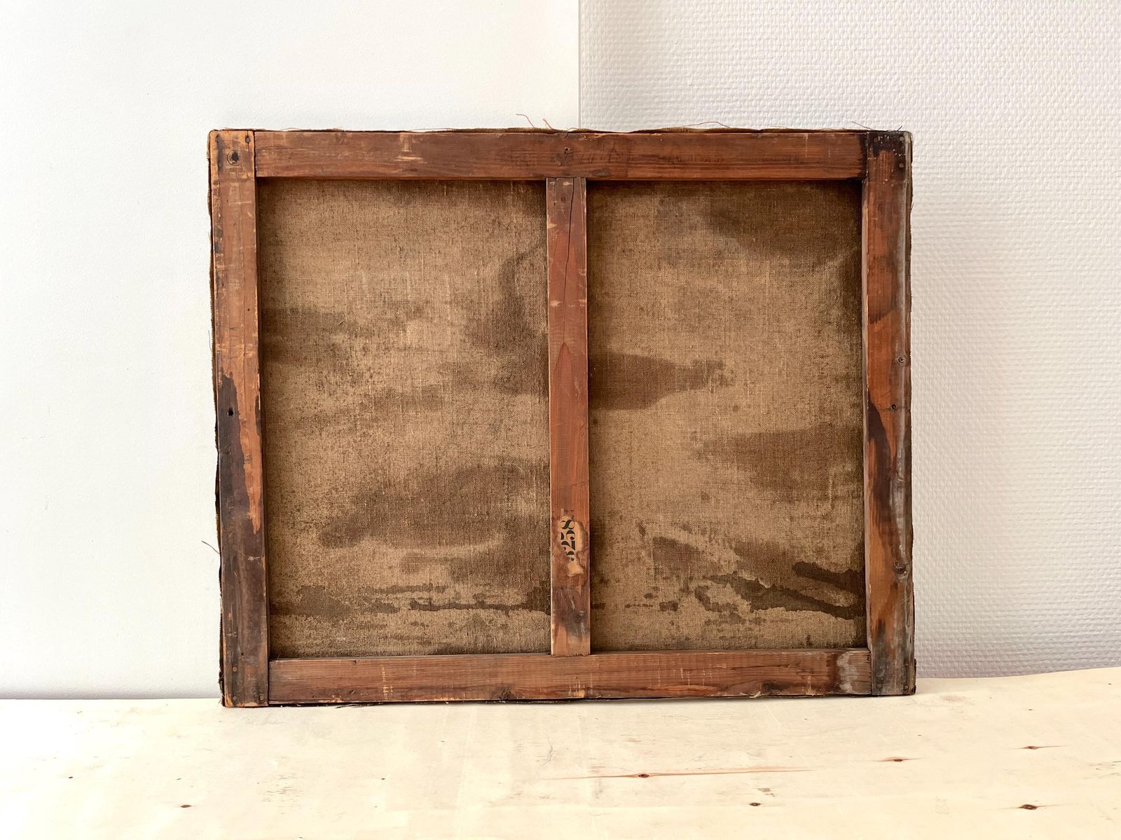 photo furniture Olieverf Op Doek, "The Fruit Dish", Franse Schilderij Ca. Jaren 1930, Stilleven Met Fruit En Karaf, Gesigneerd