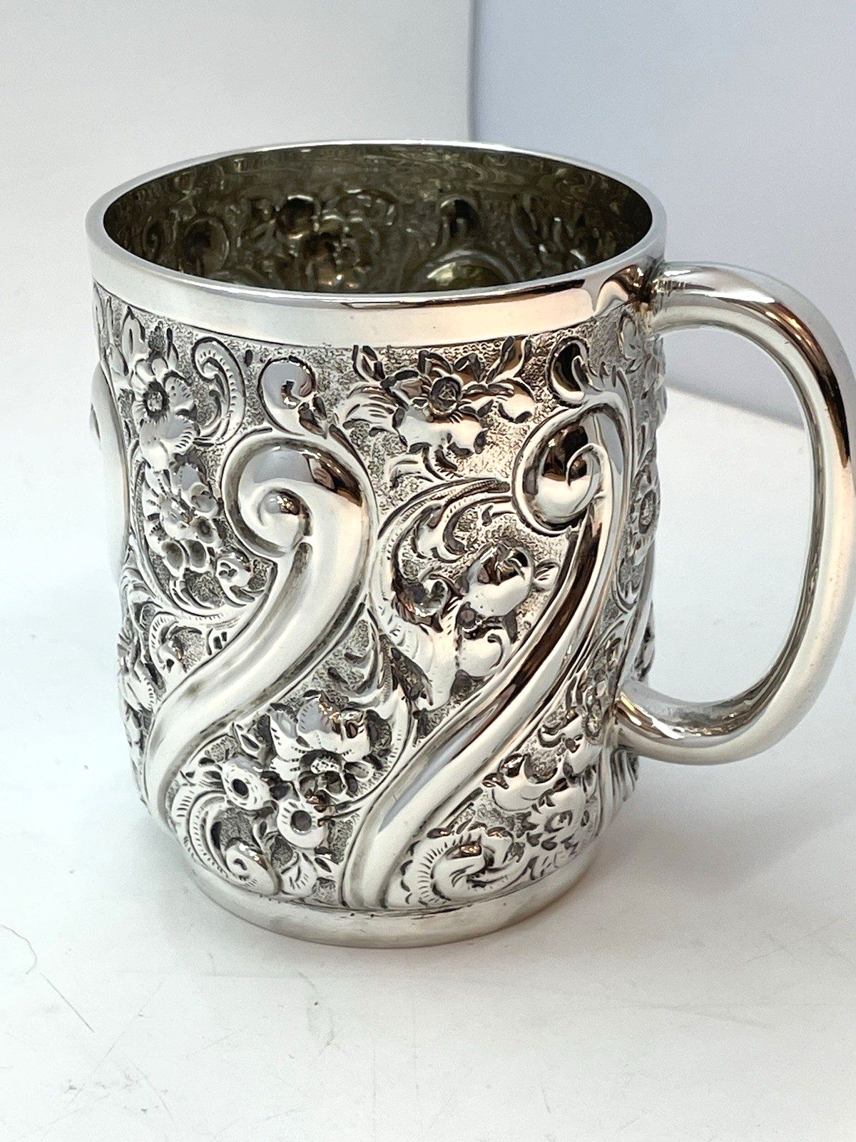 Antique Silver Christening Cup London 1894 (152g) Wakely & Wheeler