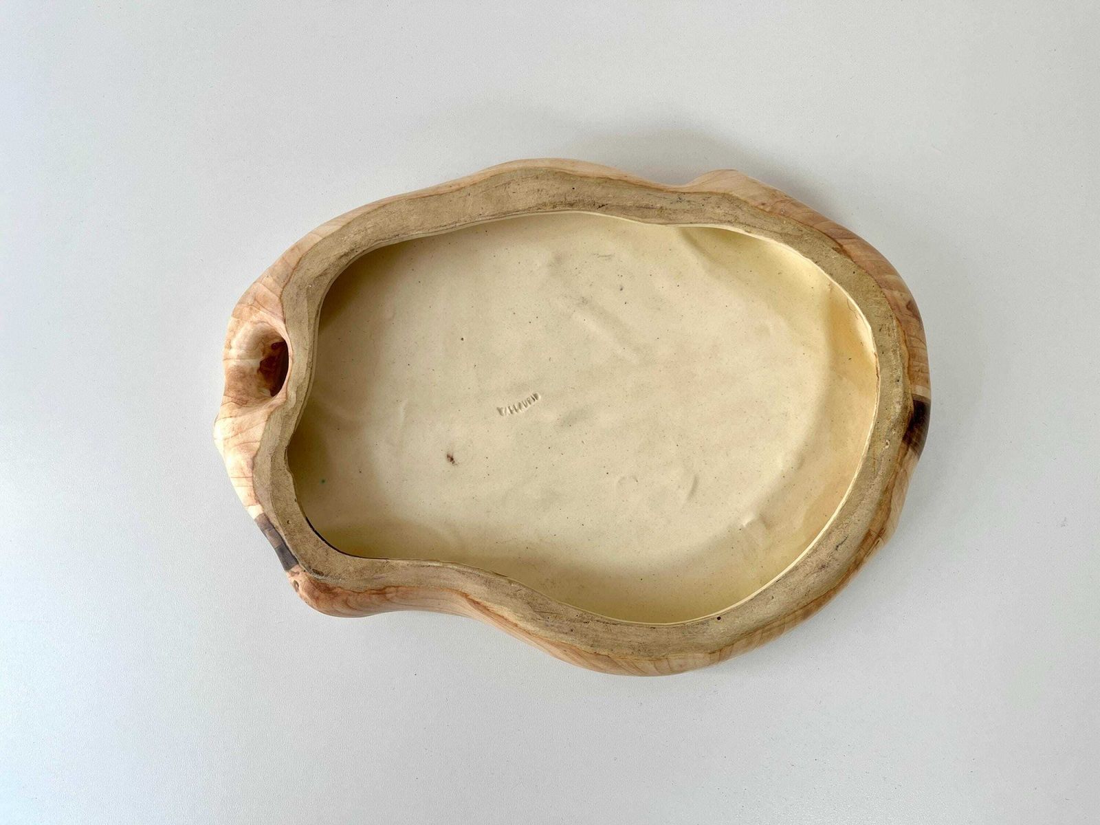 French Vintage Grandjean Jourdan Vallauris Ceramic Serving Tray, 60s Vintage Trinket Dish photo 210.0