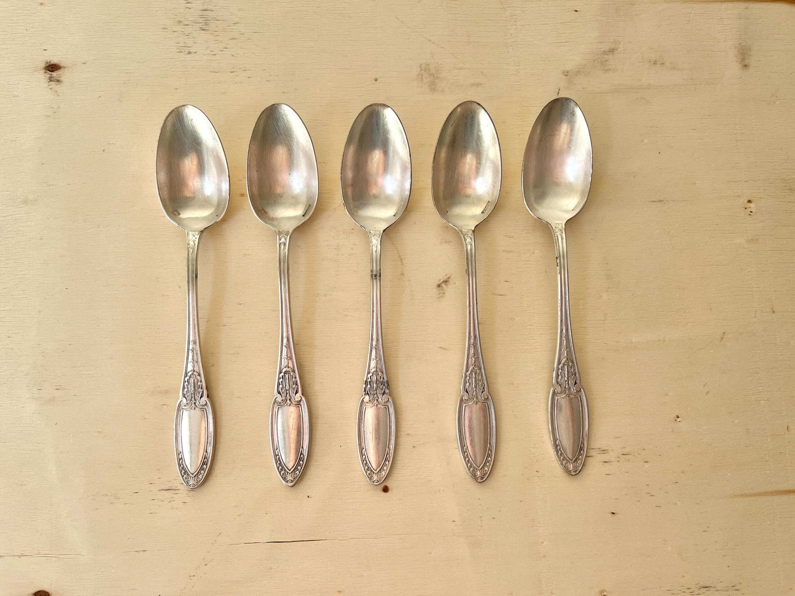 Art Nouveau Ercuis 30 Pieces Cutlery Set In Silver Metal 1900's, Antique French Tableware, Ld Monogrammed Cutlery photo buy