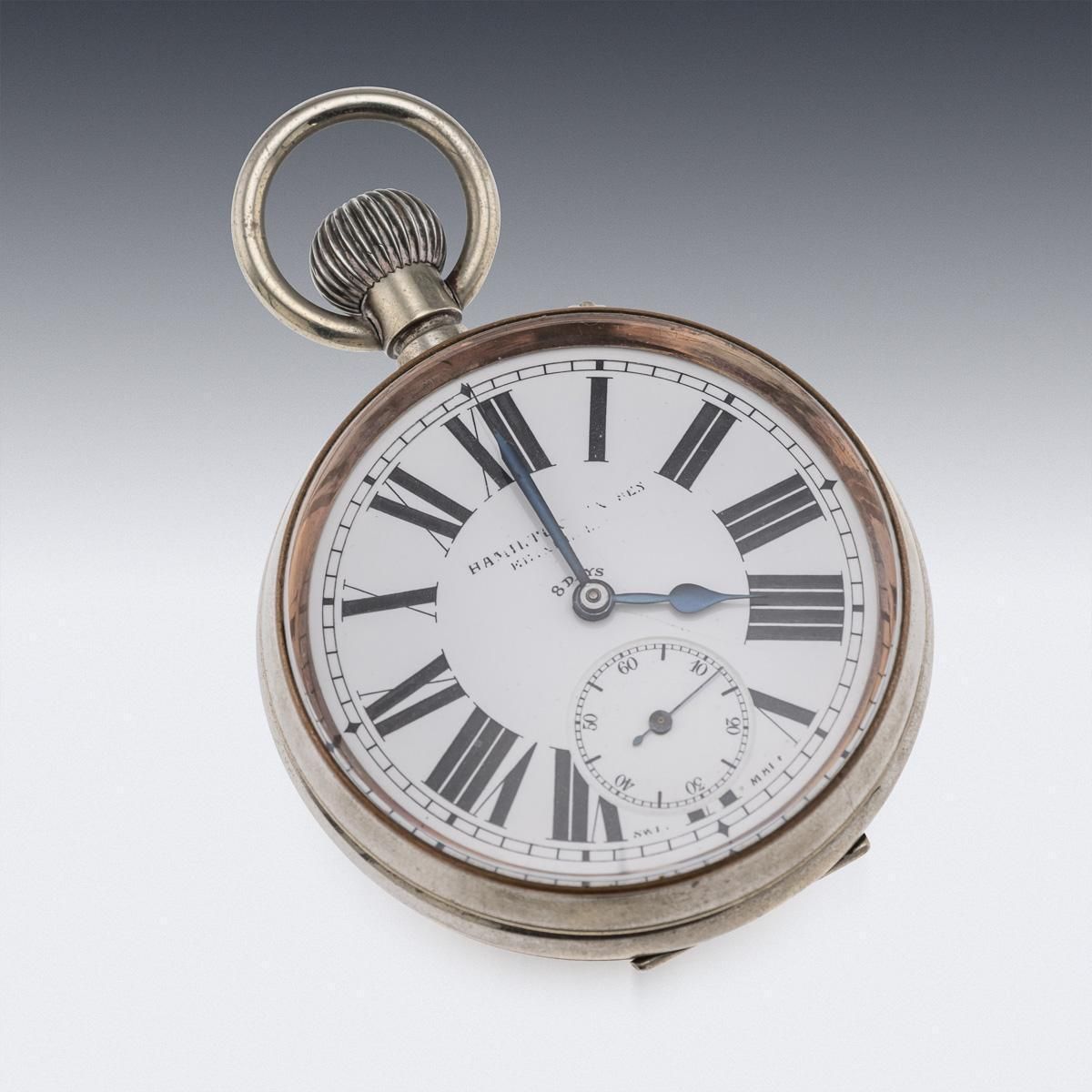 2848.0 Antique 20thc Scottish Solid Silver Clock & Inkwell By Hamilton & Inches C.1903 photo