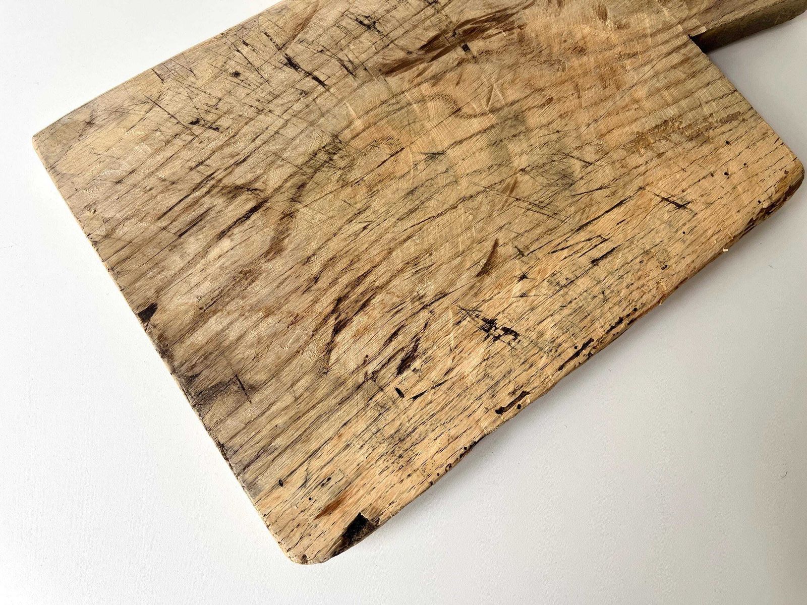Vintage French Wooden Cutting Boards, 1950s Charcuterie Board photo vinterior