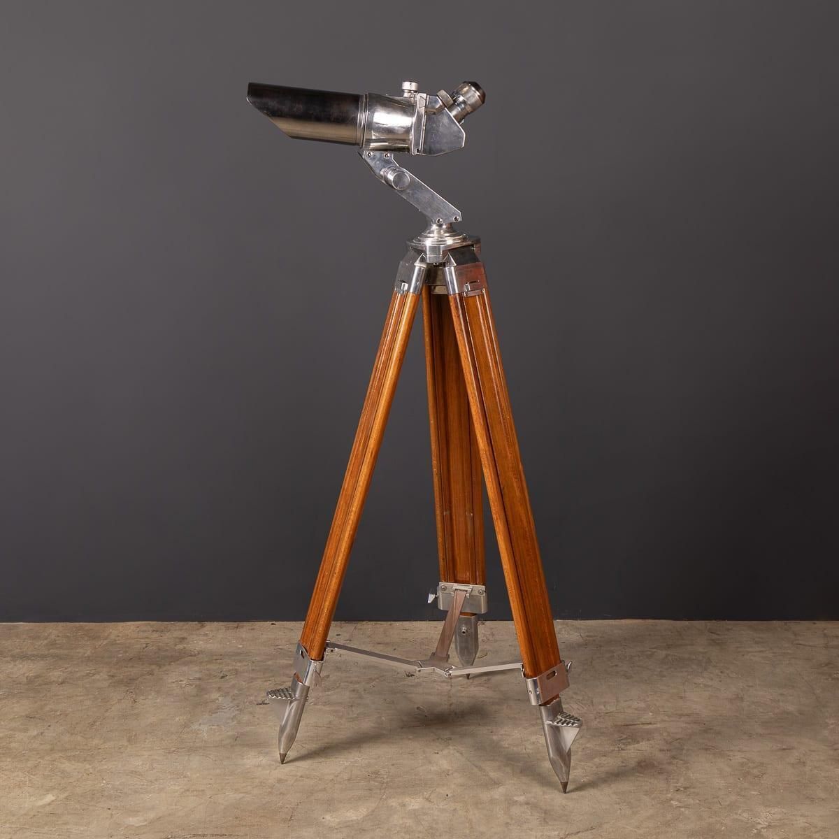 Vintage 20th Century German Anti Aircraft Binoculars By Joseph Schneider C.1940 photo for sale