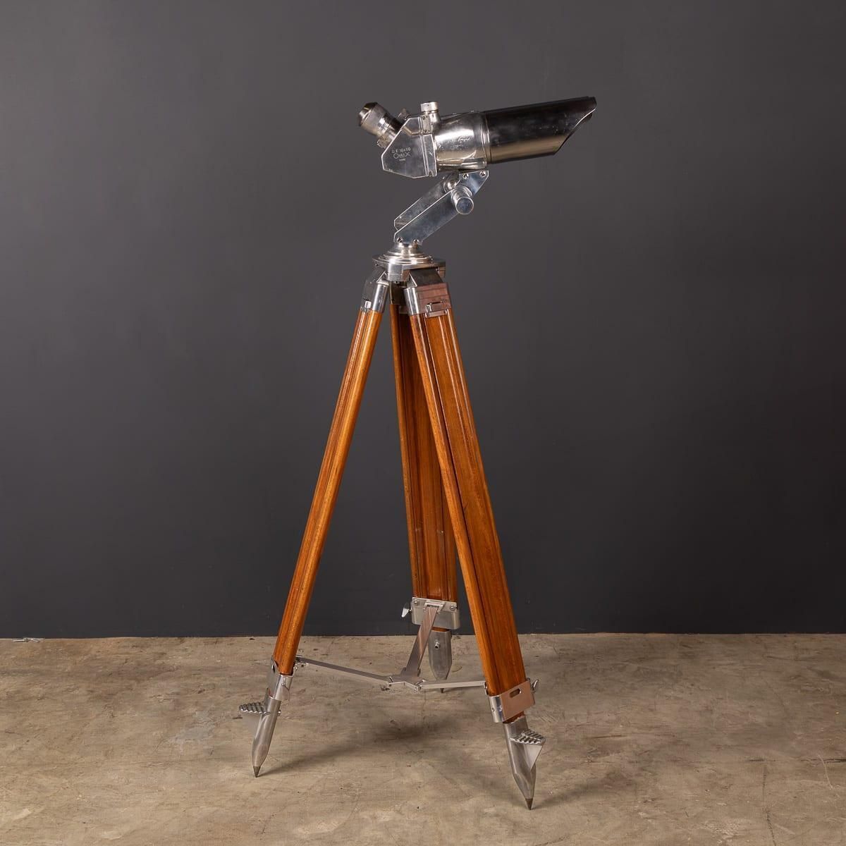 Vintage 20th Century German Anti Aircraft Binoculars By Joseph Schneider C.1940 photo Home Decor