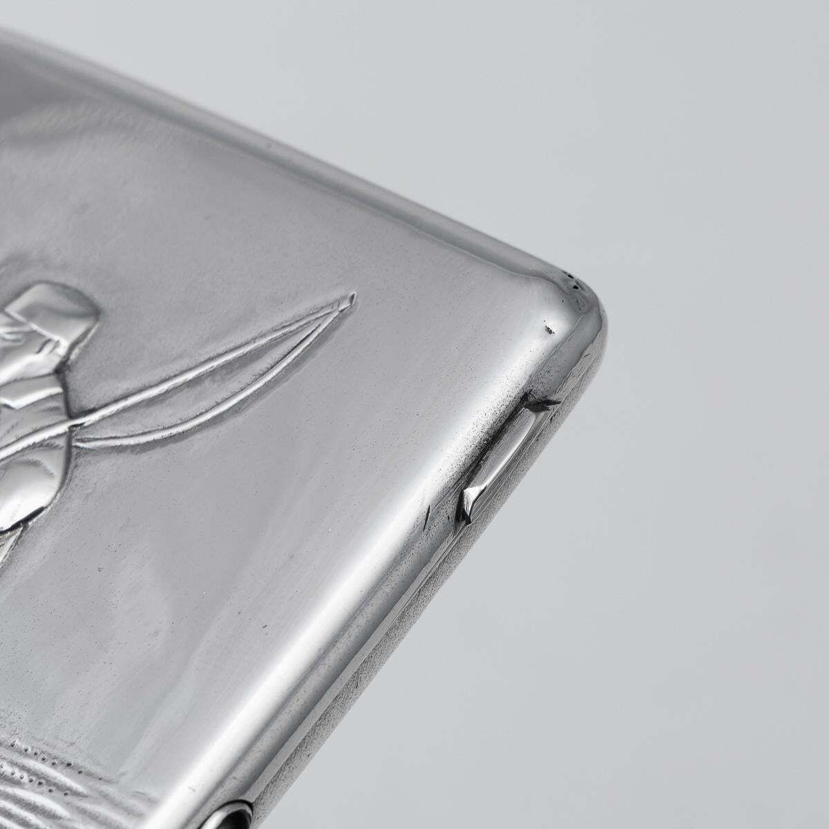 photo furniture Antique 20thc Imperial Russian Solid Silver Cigarette Case, Moscow C.1900