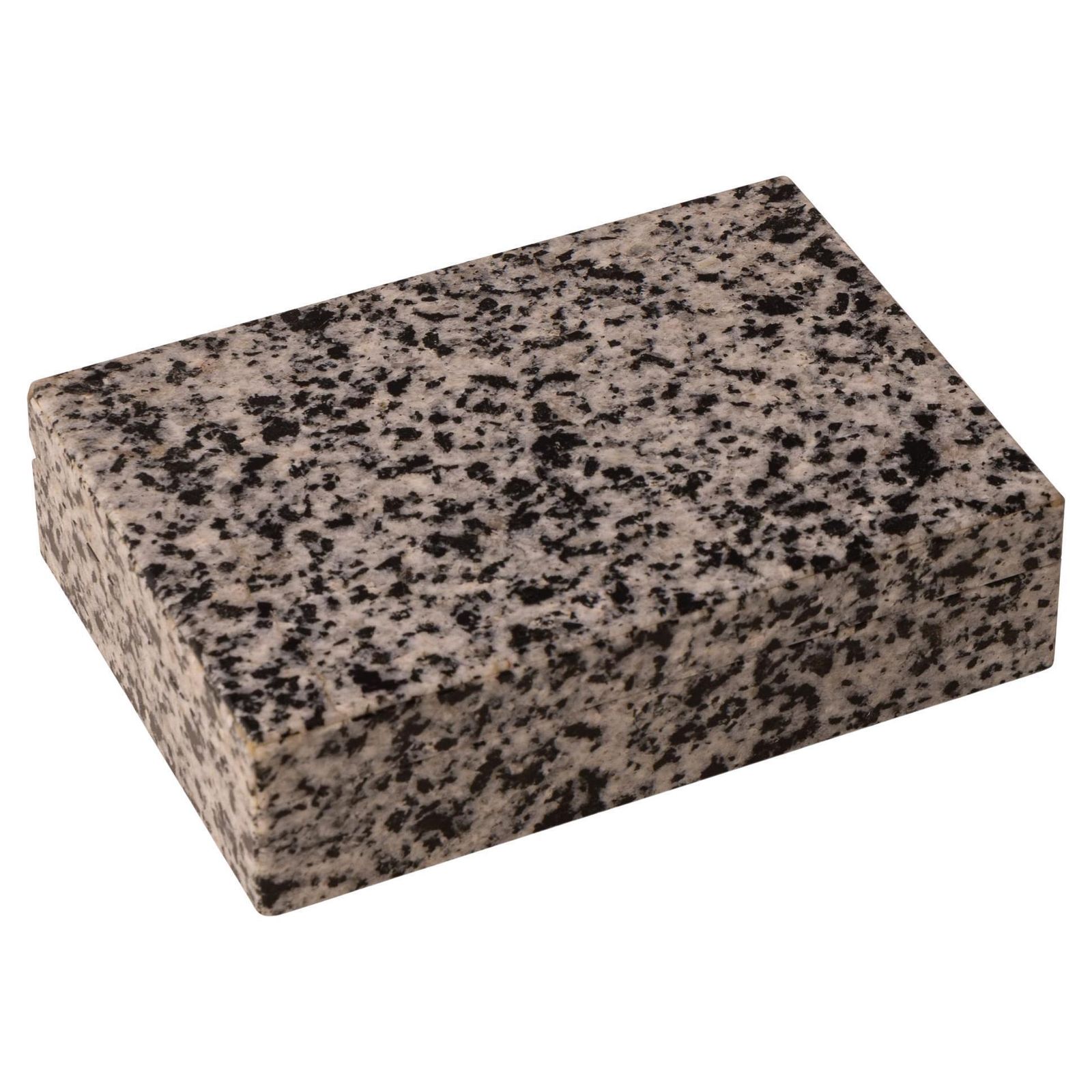 Vintage 20th Century Italian Made Bianco Castilla Stone Box C.1960