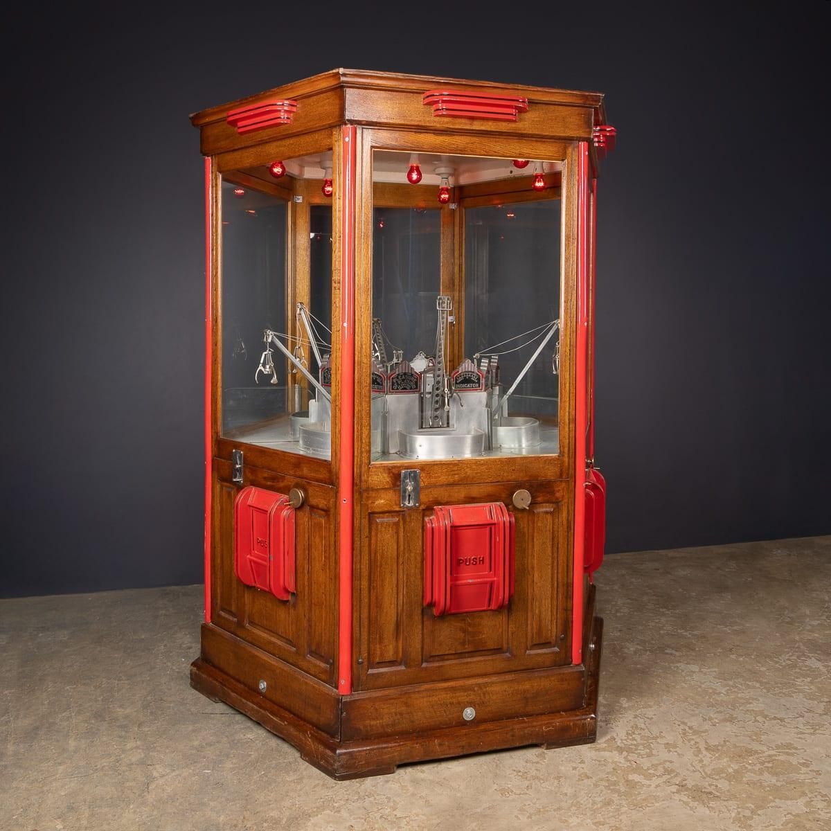 Vintage 20th Century English Art Deco 'Crane Claw' Arcade Machine C.1930 photo for sale