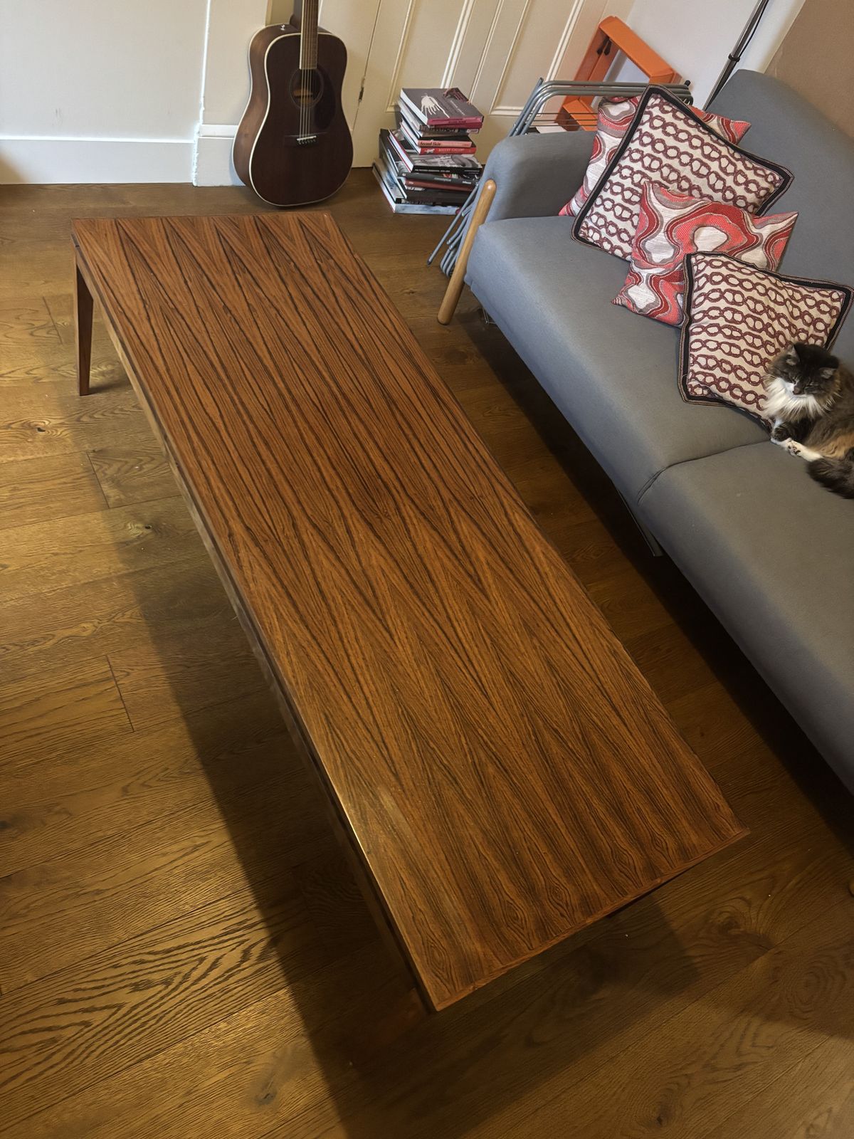 Vintage Mid Century Large Long Danish Rosewood Coffee Table 170cm Hw Klein
