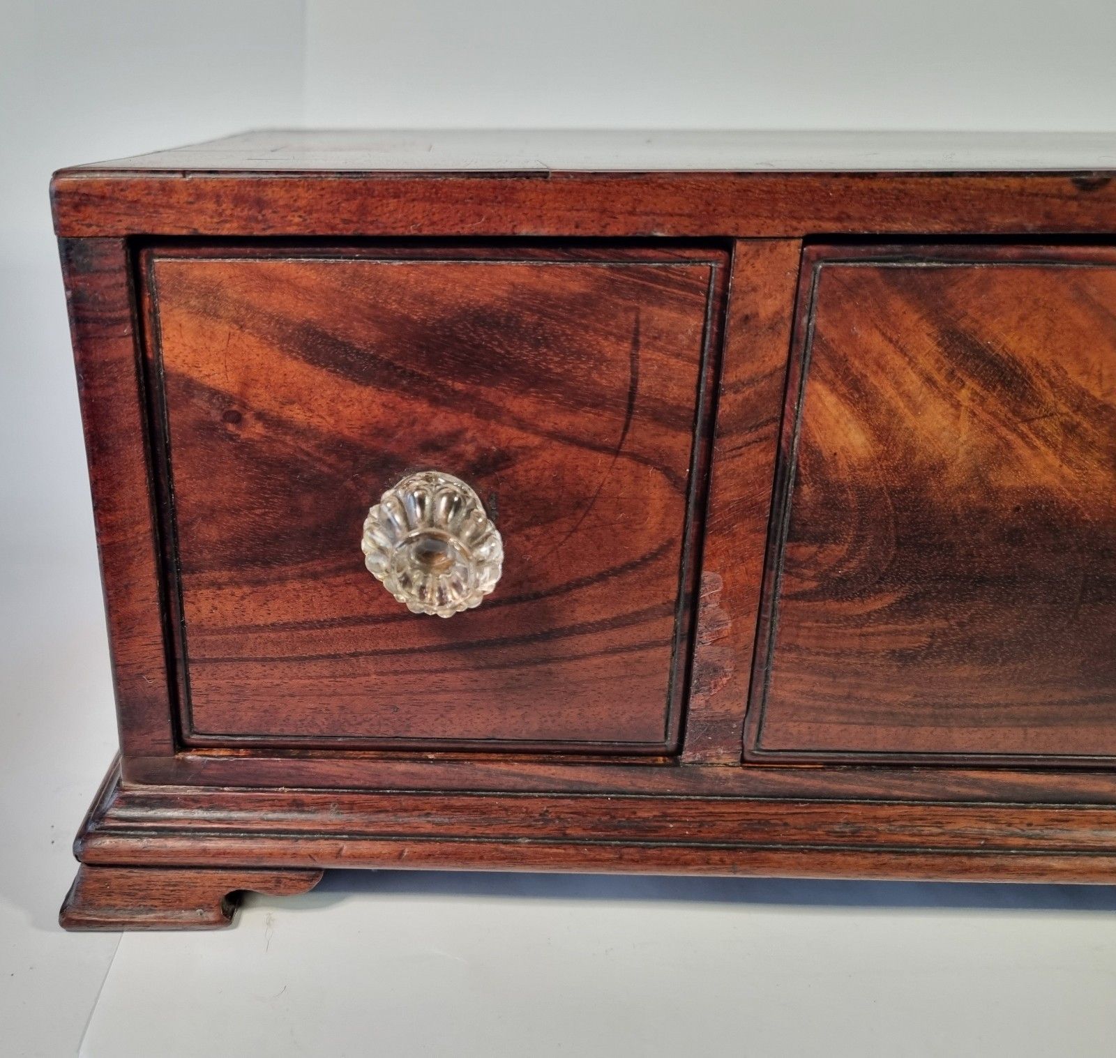 Antique Rosewood Table Top Drawers Collectors Jewellery Writing Desk Top Storage photo for sale