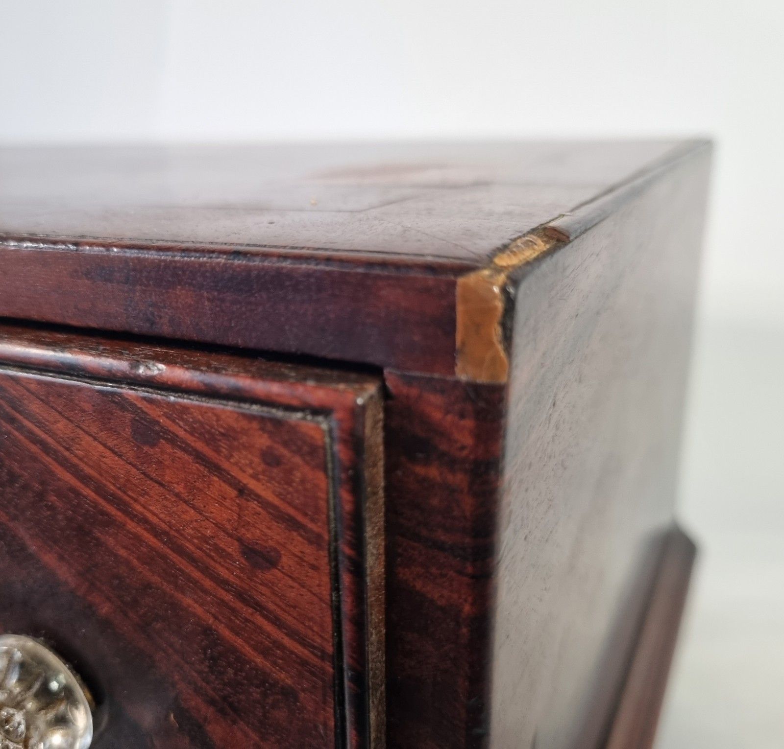 photo buy Antique Rosewood Table Top Drawers Collectors Jewellery Writing Desk Top Storage