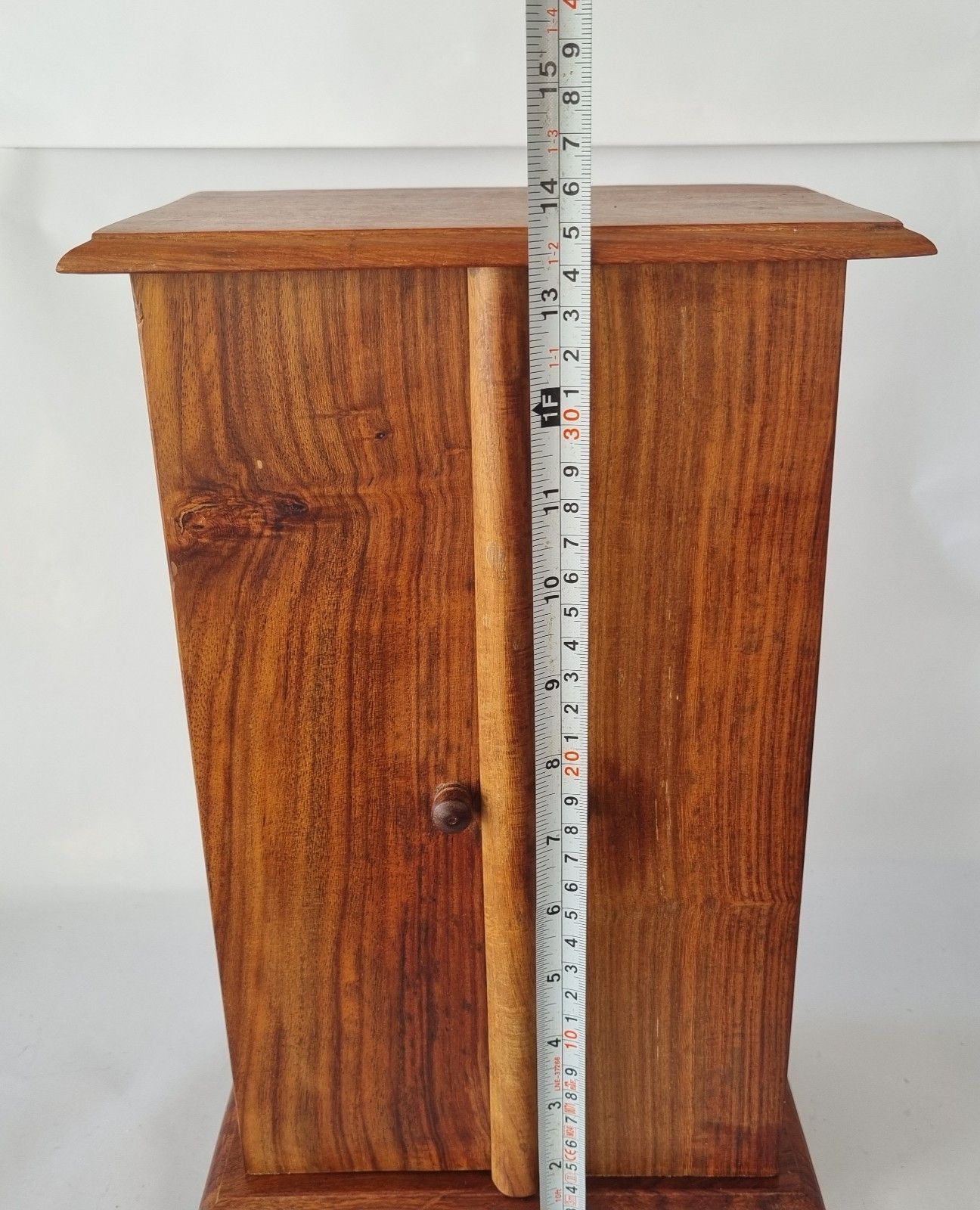 photo vintage Miniature Hardwood Cabinet Wardrobe Chest & Drawers Spices Jewellery Collectors