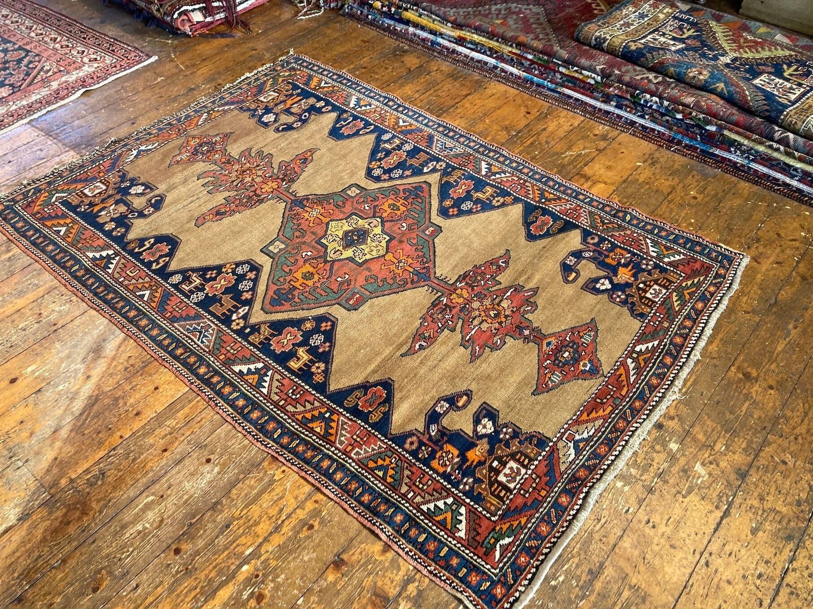 Antique Caucasian Rug 1.81m X 1.24m photo for sale
