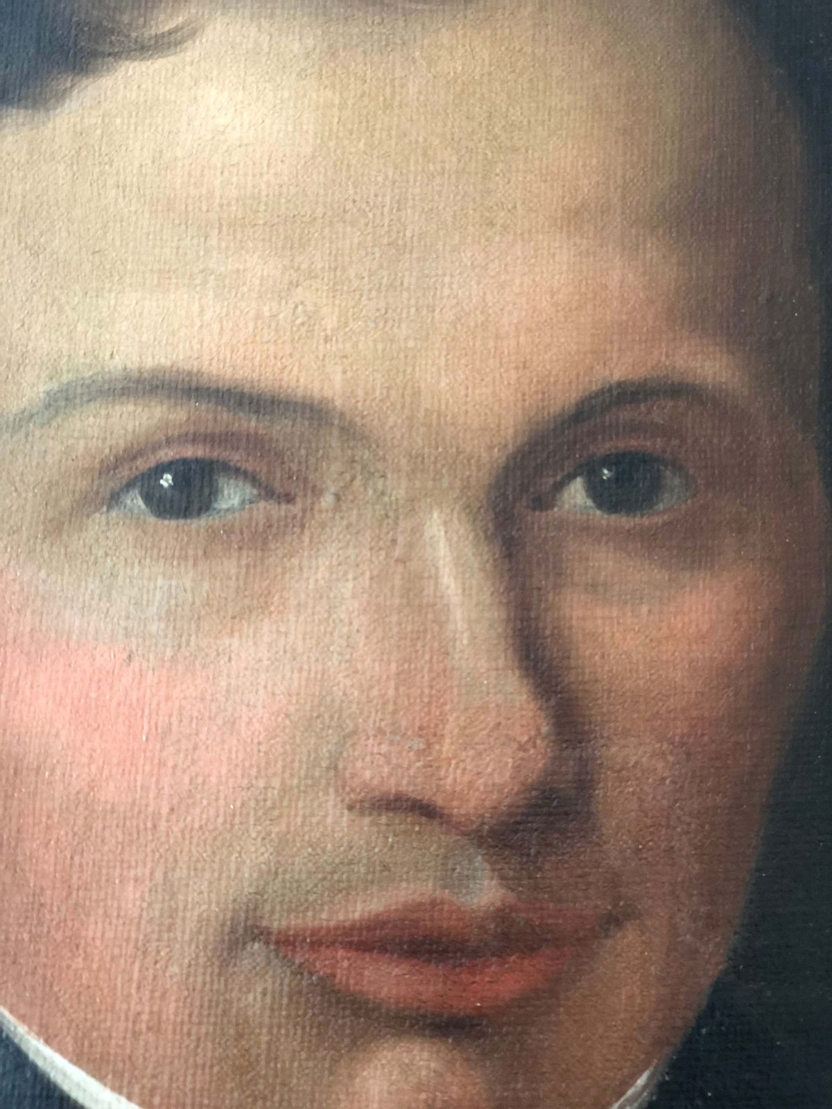 Antique Portrait Painting Of A Dutch Gentleman, C. 1840 photo Art