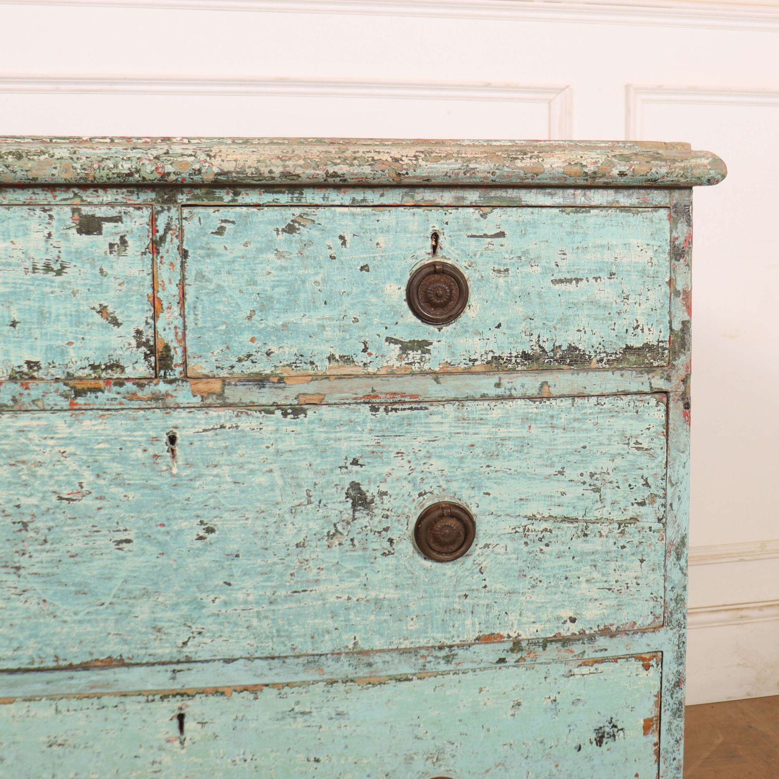 English Original Painted Chest Of Drawers photo for sale
