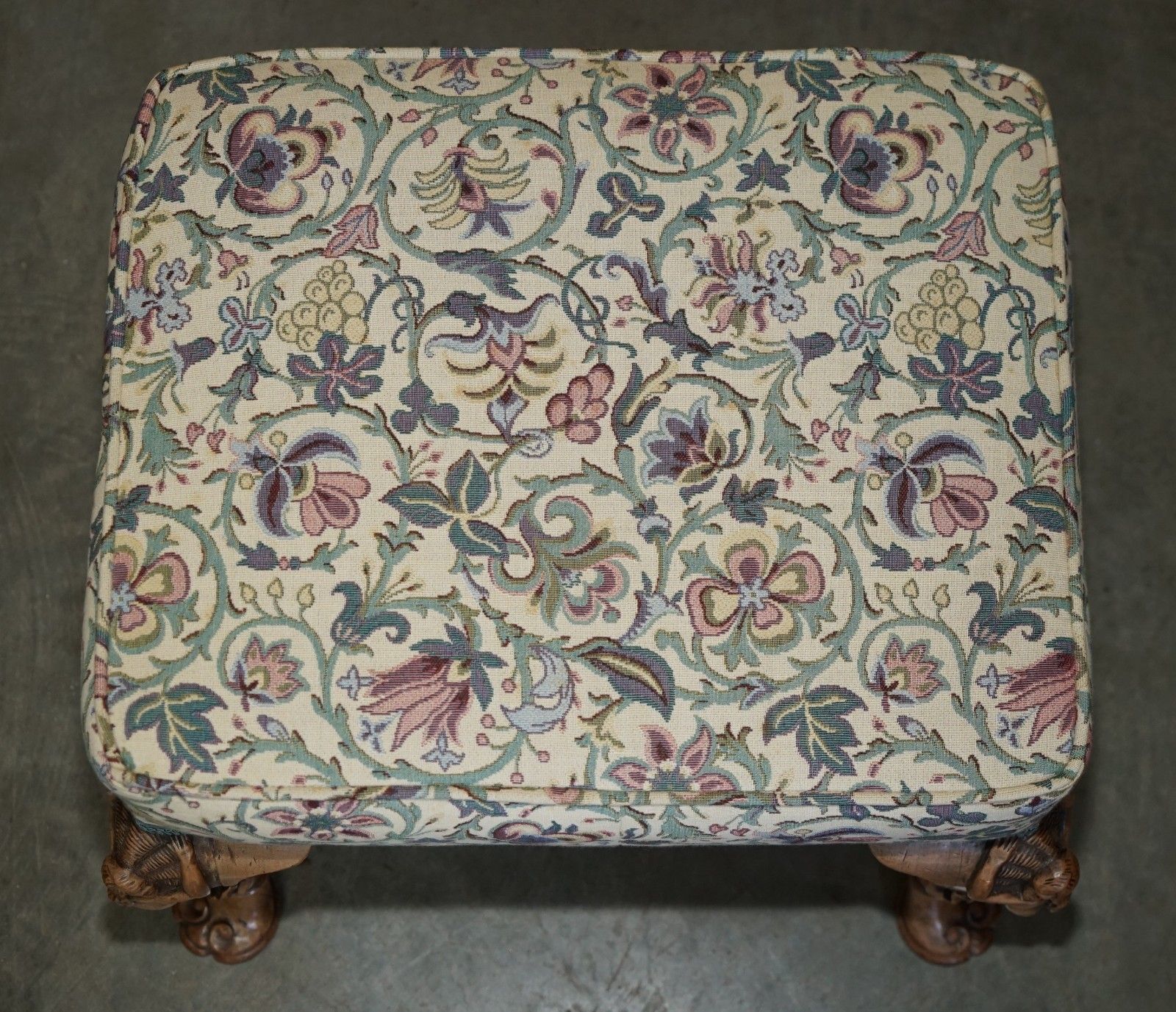 Exquisite Antique Victorian Hand Carved Piano Stool Depicting Mermaids photo Furniture