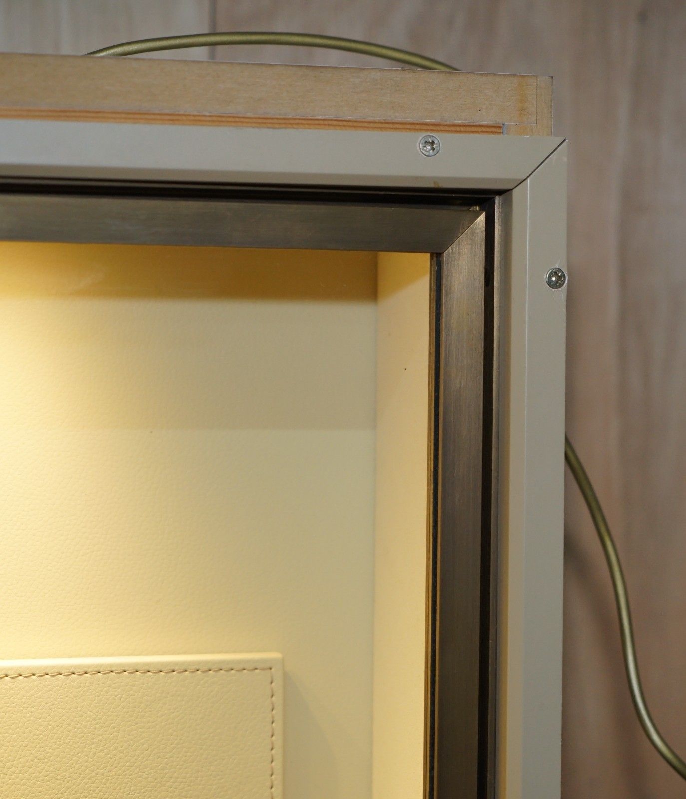 1 Of 3 Original Rolex Authorised Dealers Bullet Proof Glass Display Cabinets photo vintage