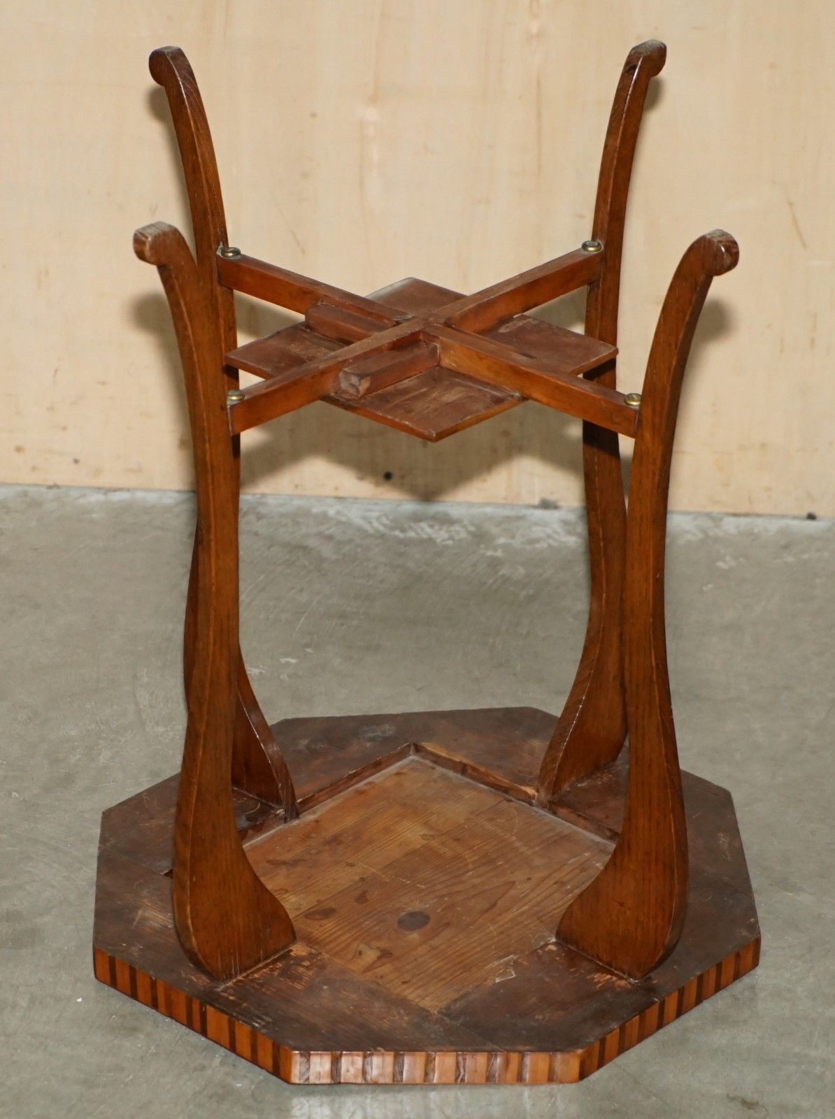 3750.0 Pair Of Antique Victorian Parquetry Specimen Sample Wood Inlaid Side End Tables photo