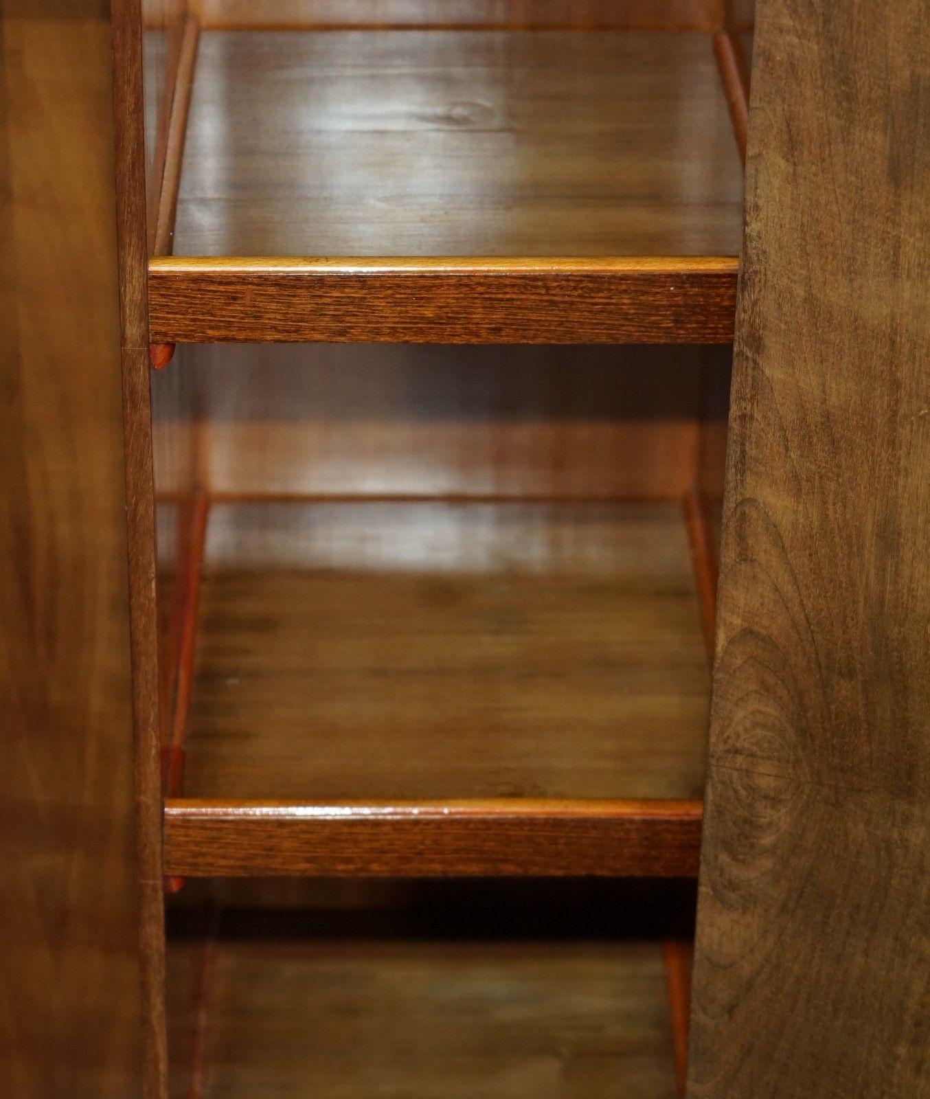 photo buy Small 153cm Tall Art Deco Circa 1930's Satin Burr Walnut Wardrobe Part Of Suite