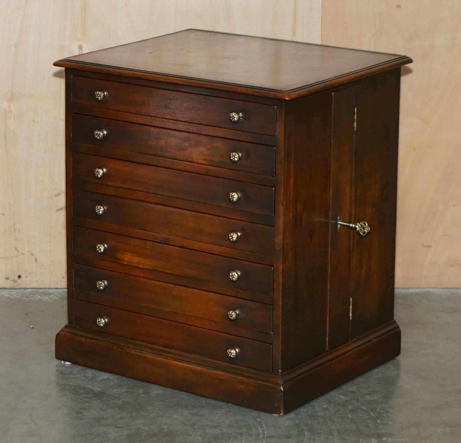 Unique Pair Of Lockable Theodore Alexander Nightstand Collectors Drawers Tables photo for sale
