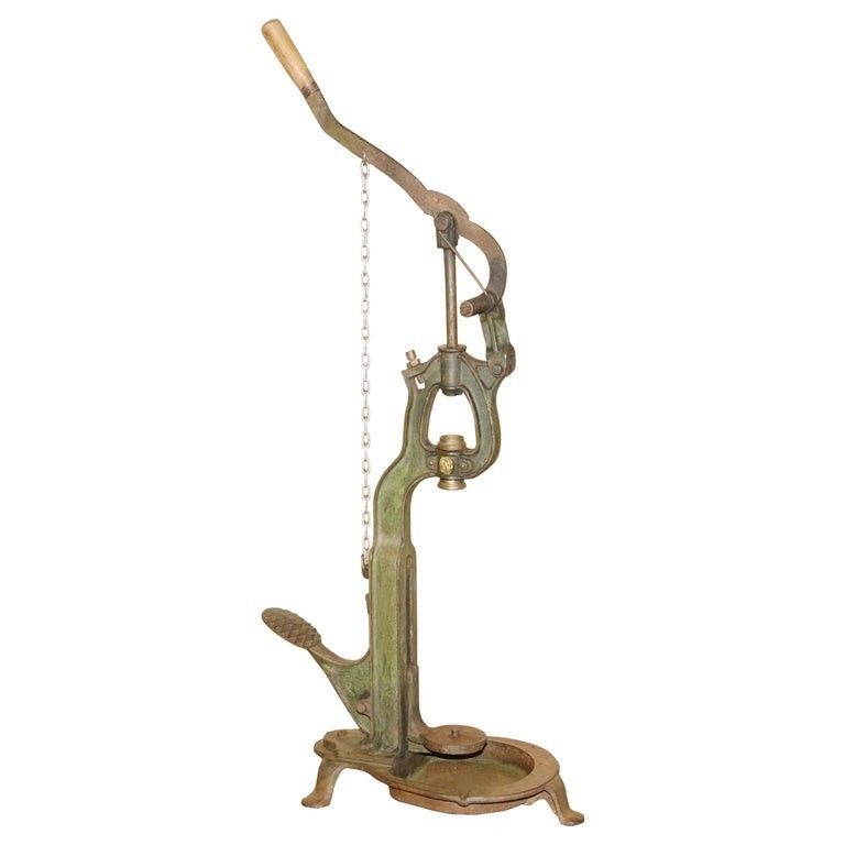 Antique Industrial Circa 1900 French Pw Sable Sur Sarthe Stamped Wine Corker