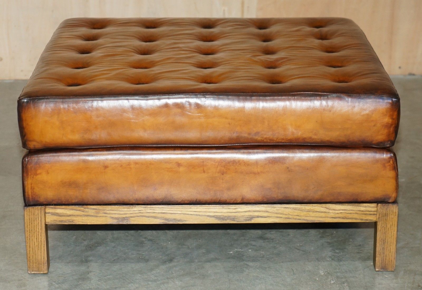 photo buy Rrp £4995 Large George Smith Chesterfield Chelsea Brown Leather Footstool