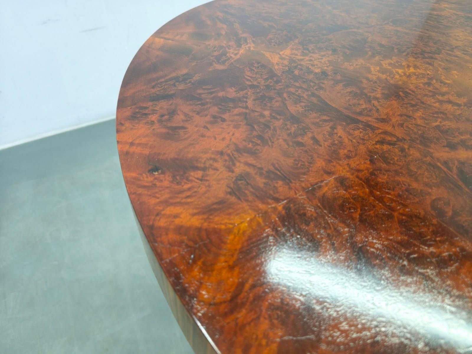 photo furniture Art Deco Walnut Veneer Coffee Table, Czechoslovakia, 1930s