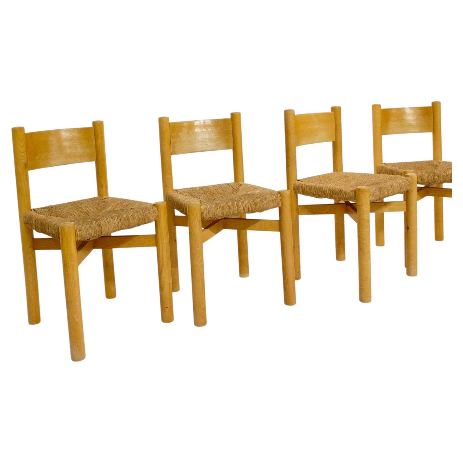 Perriand Meribel Dinning Chairs Original Straw Free Shipping Call Me To Discuss photo furniture