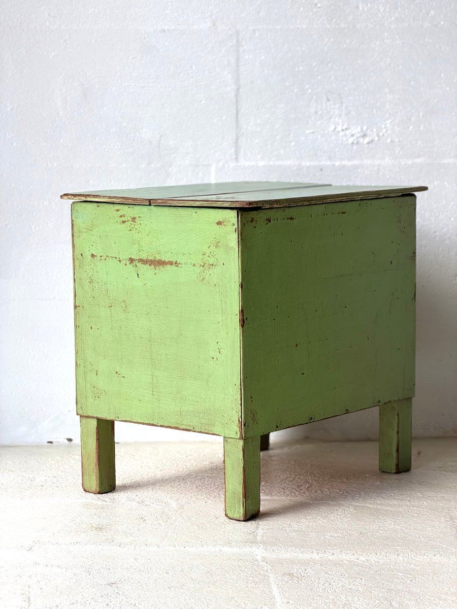 Industriële Groene Opbergtafel, Jaren 1960 photo furniture