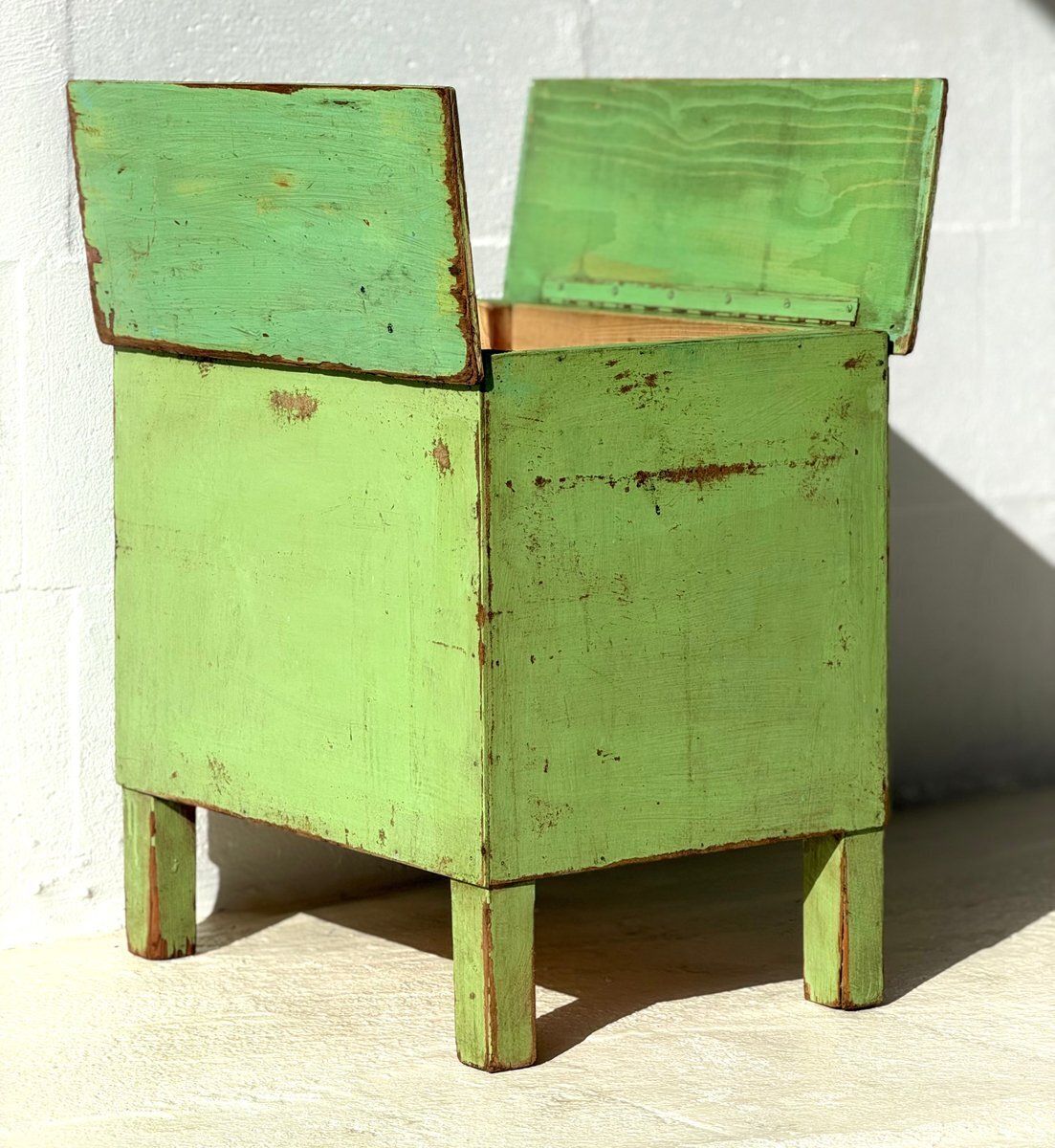 Industriële Groene Opbergtafel, Jaren 1960 photo for sale