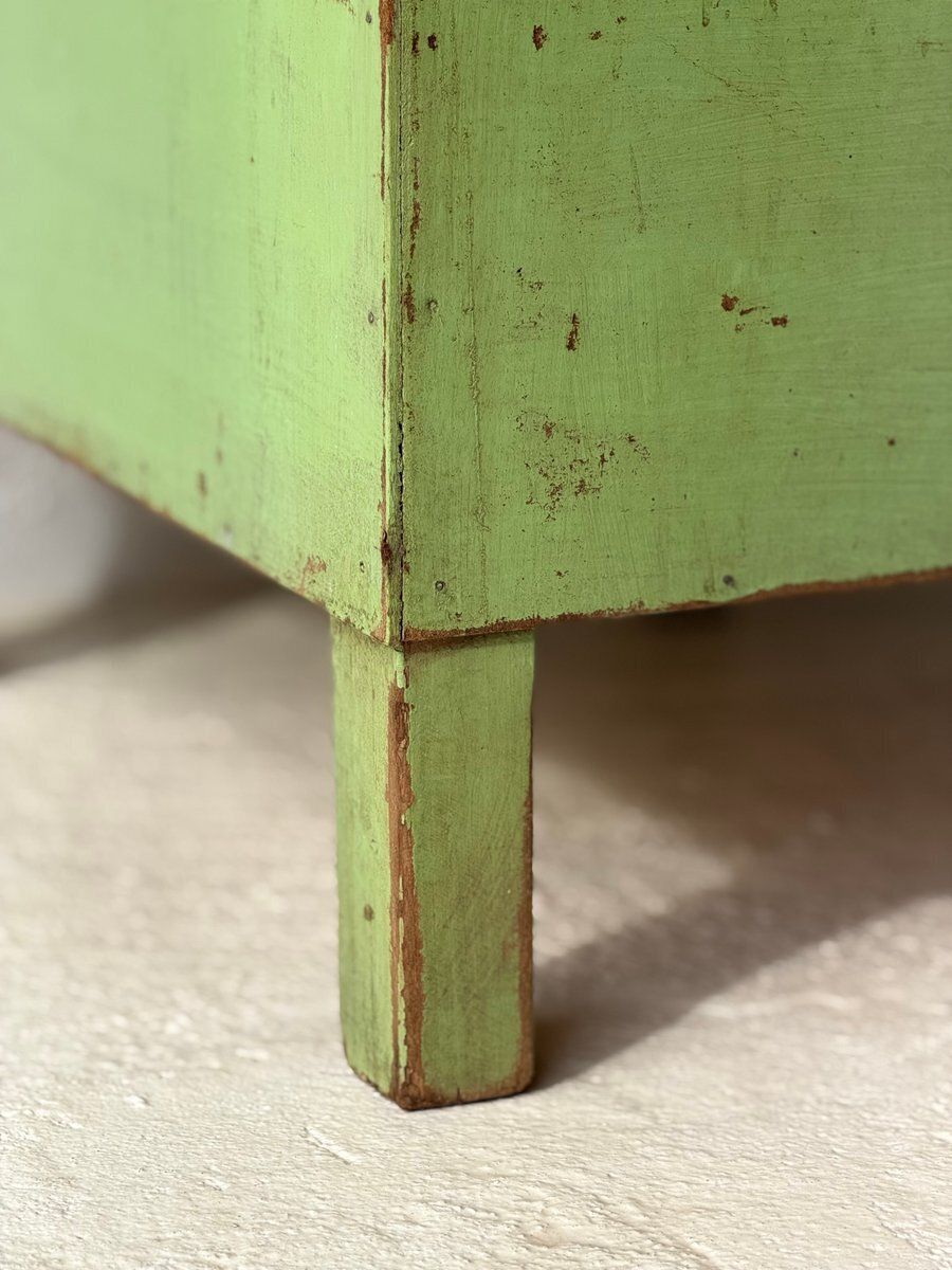 photo furniture Industriële Groene Opbergtafel, Jaren 1960