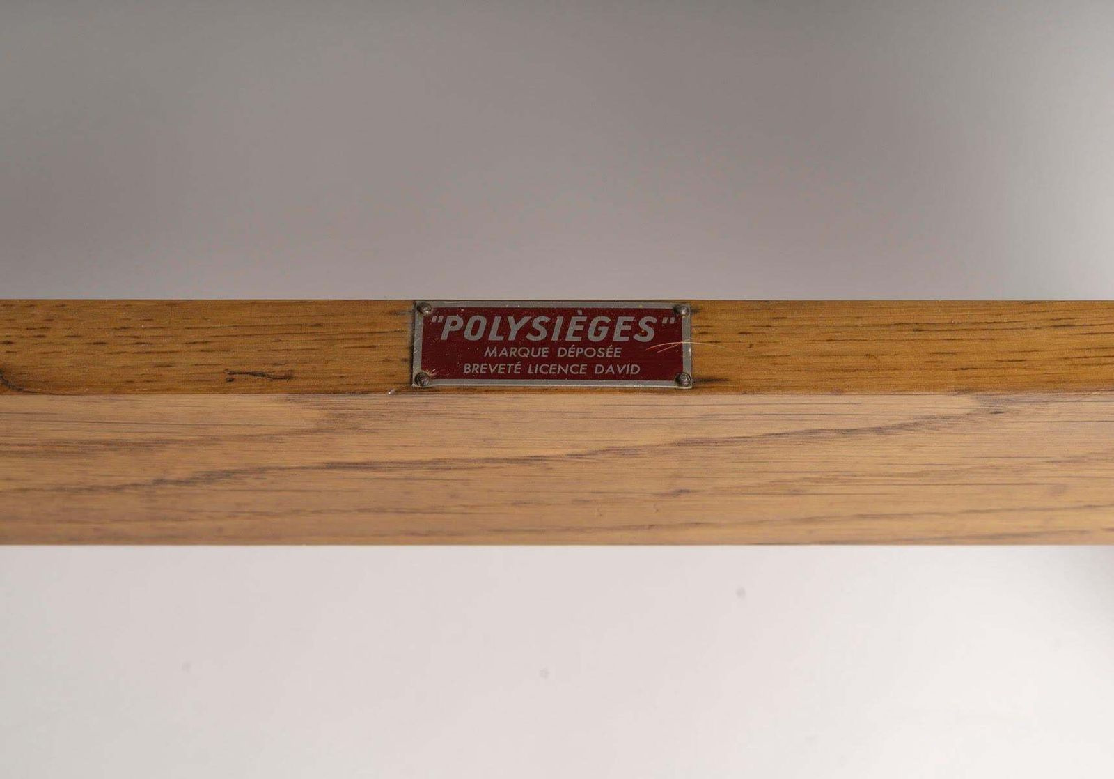 photo furniture Pair Of 1950s Oak Armchairs, Convertible, Two Seat Heights.