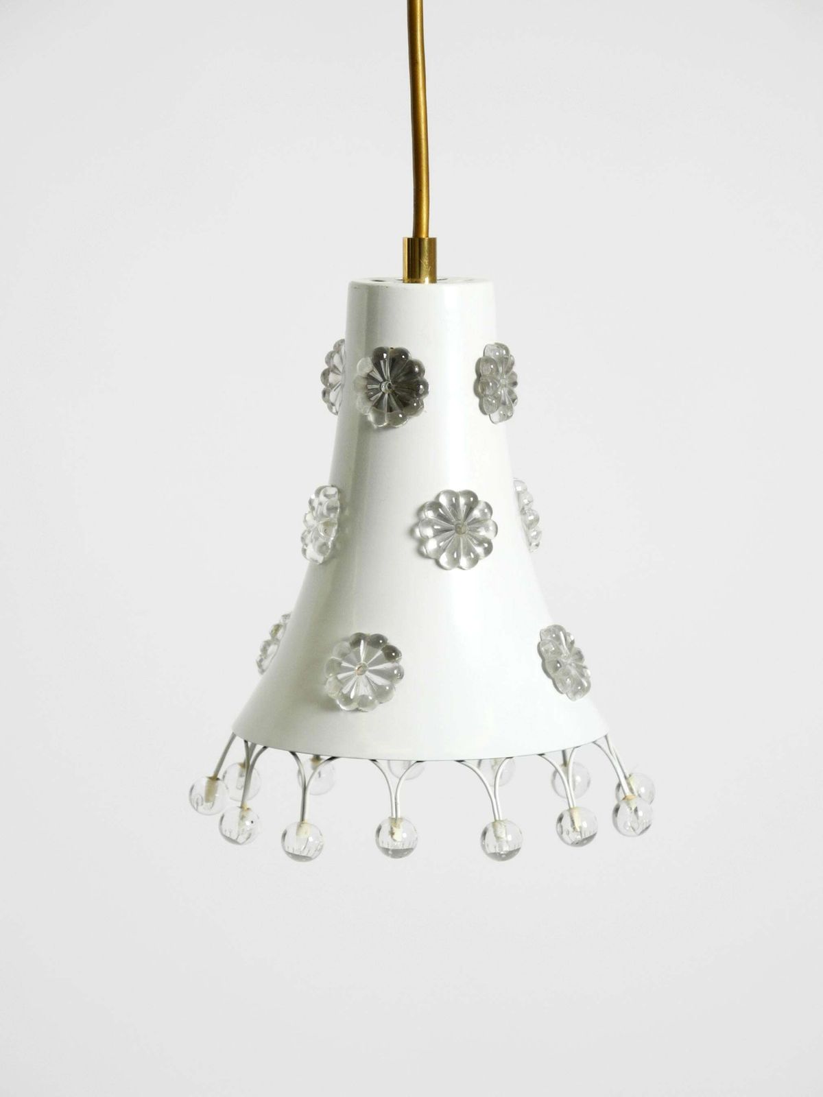 Beautiful Small Mid Century Pendant Lamp By Emil Stejnar In A Trumpet Shape photo Lighting