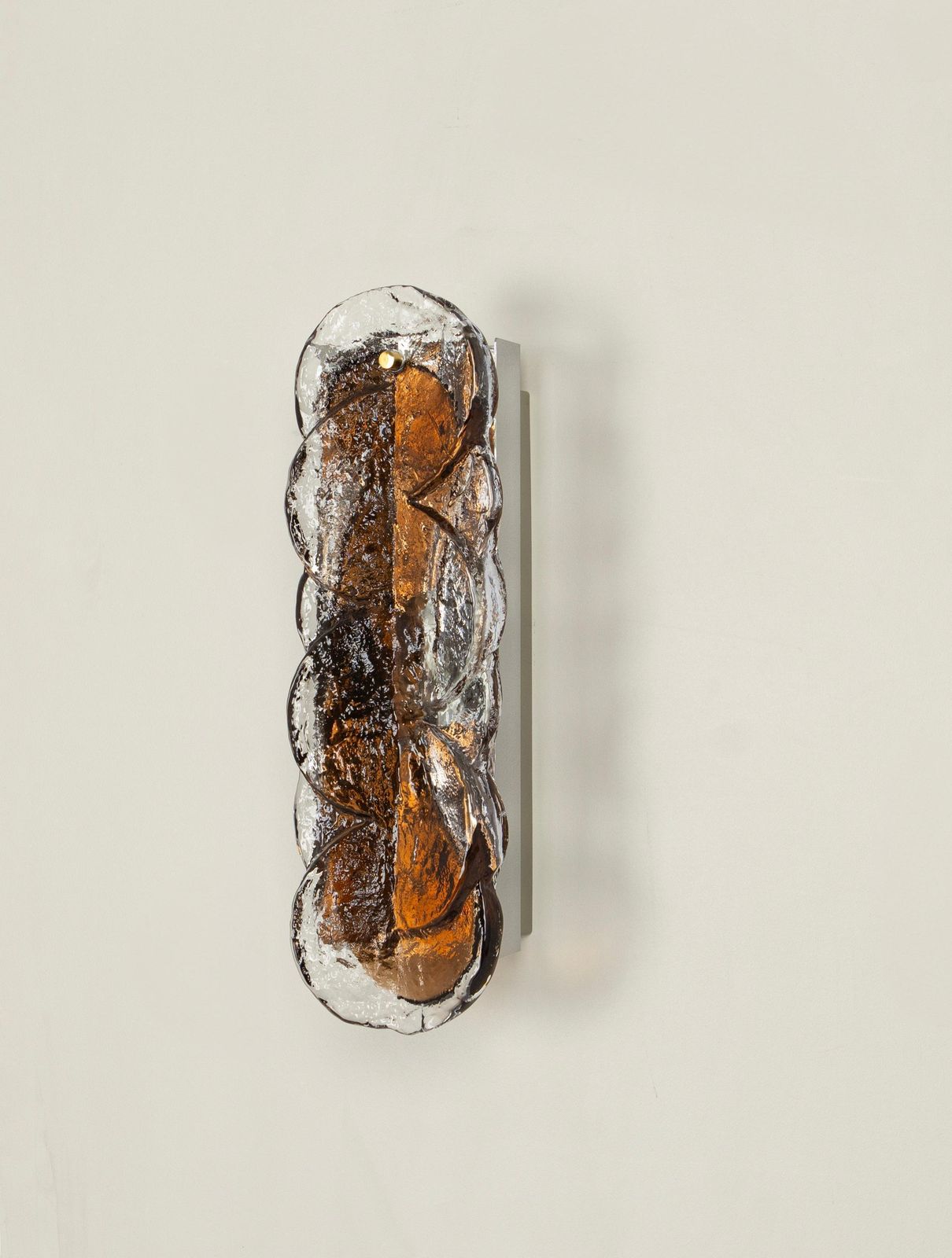 1 Of 2 Large Kalmar Murano Glass Sconces Wall Lights Citrus, Austria, 1960s photo vinterior