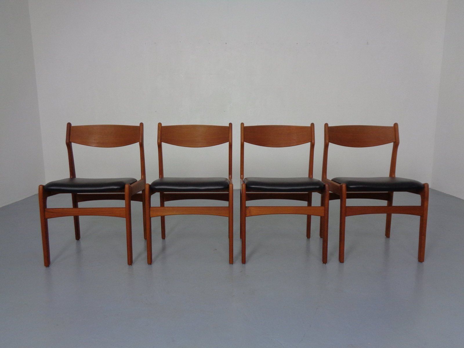 Teak Dining Chairs By Erik Buch For Od Møbler, Denmark, 1960s, Set Of 4 photo furniture