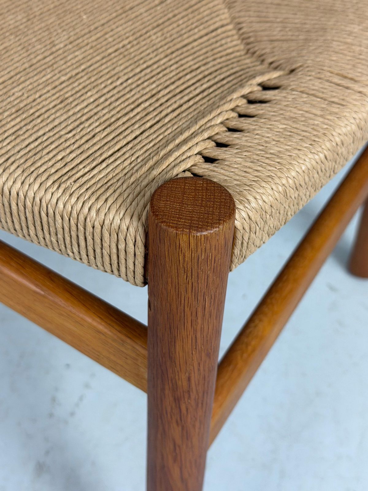 3914.0 Børge Mogensen Set Of 4 "Bm 1" Dinning Oak Chairs For C.M Møbler, 1947, Denmark photo