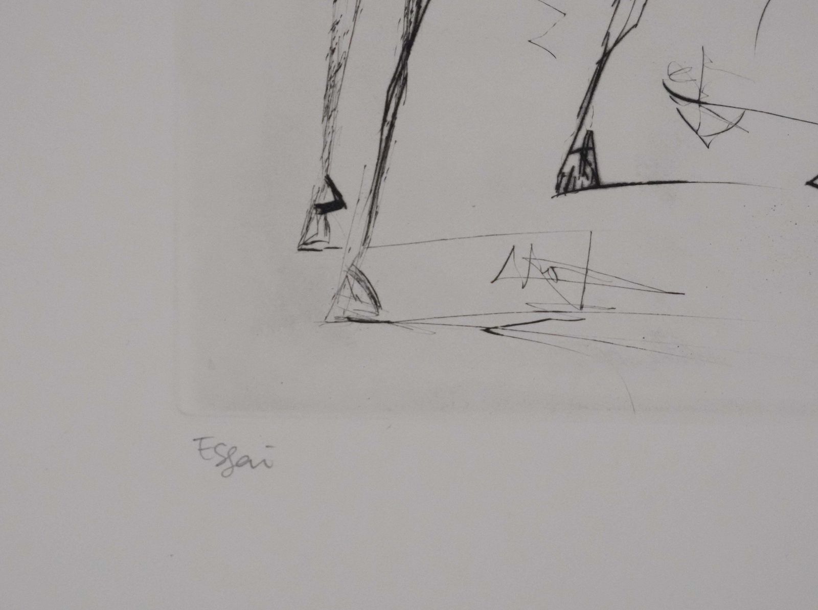 photo furniture Tribute To Leonardo Da Vinci, Electronics   Original Handsigned Etching1975