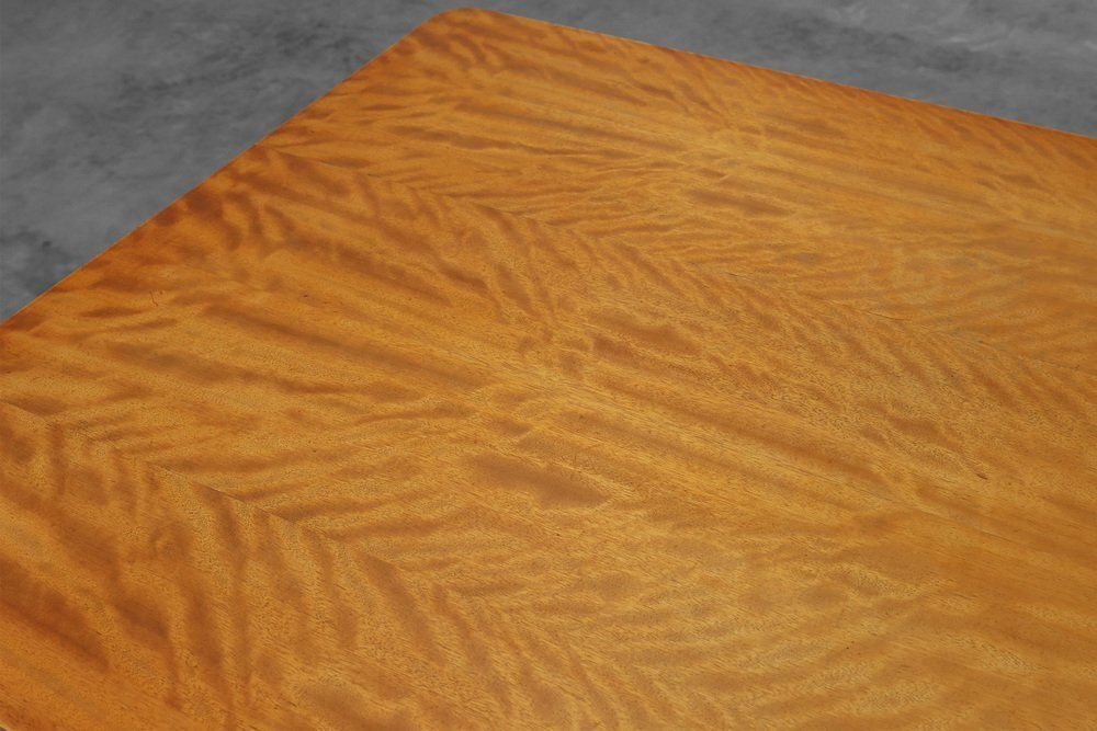 photo furniture Art Deco Birch‑Veneered Side Table With Drawer, France, 1920s