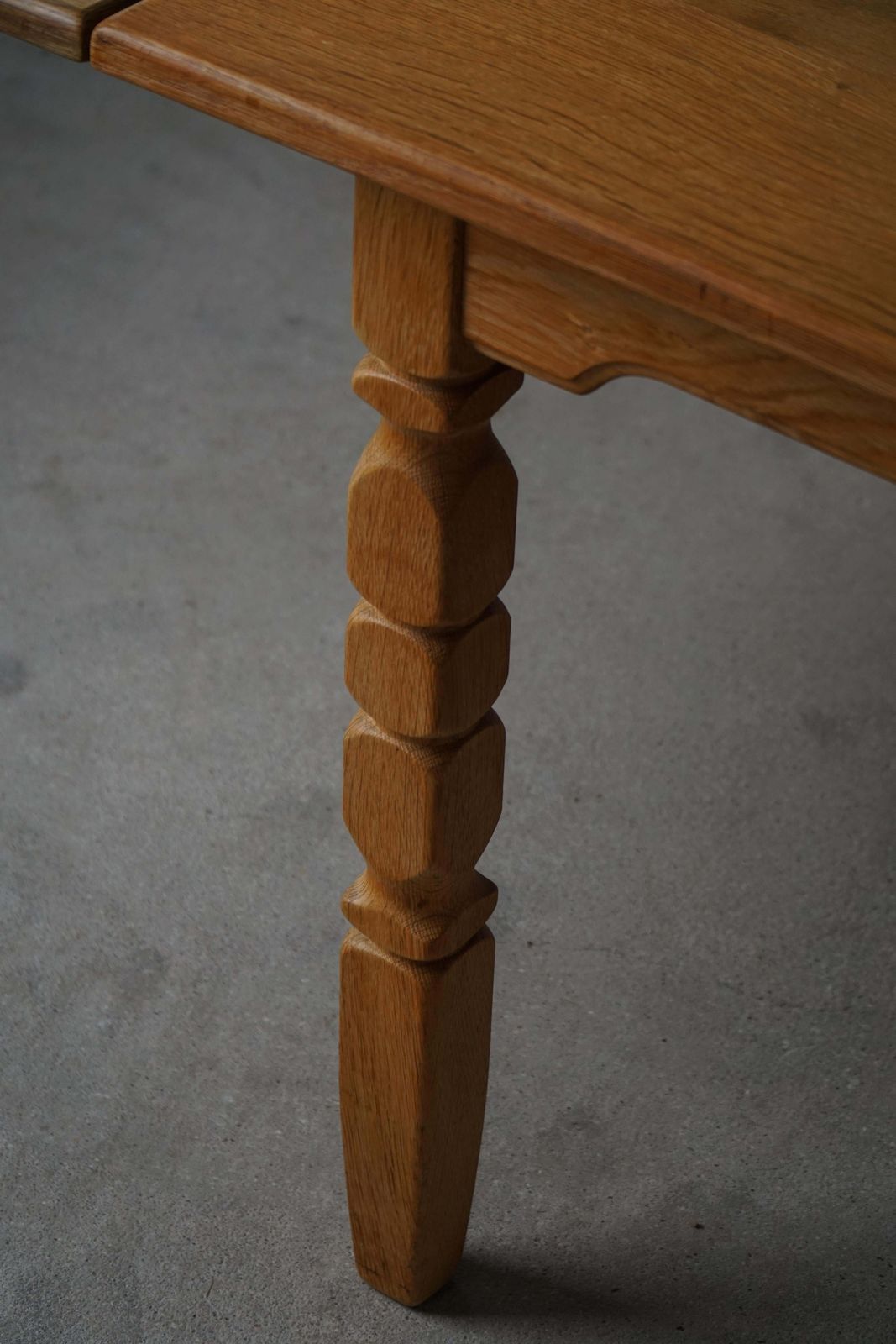 photo buy Henning Kjærnulf, Danish Mid Century Modern, Rectangular Oak Dining Table, 1960s