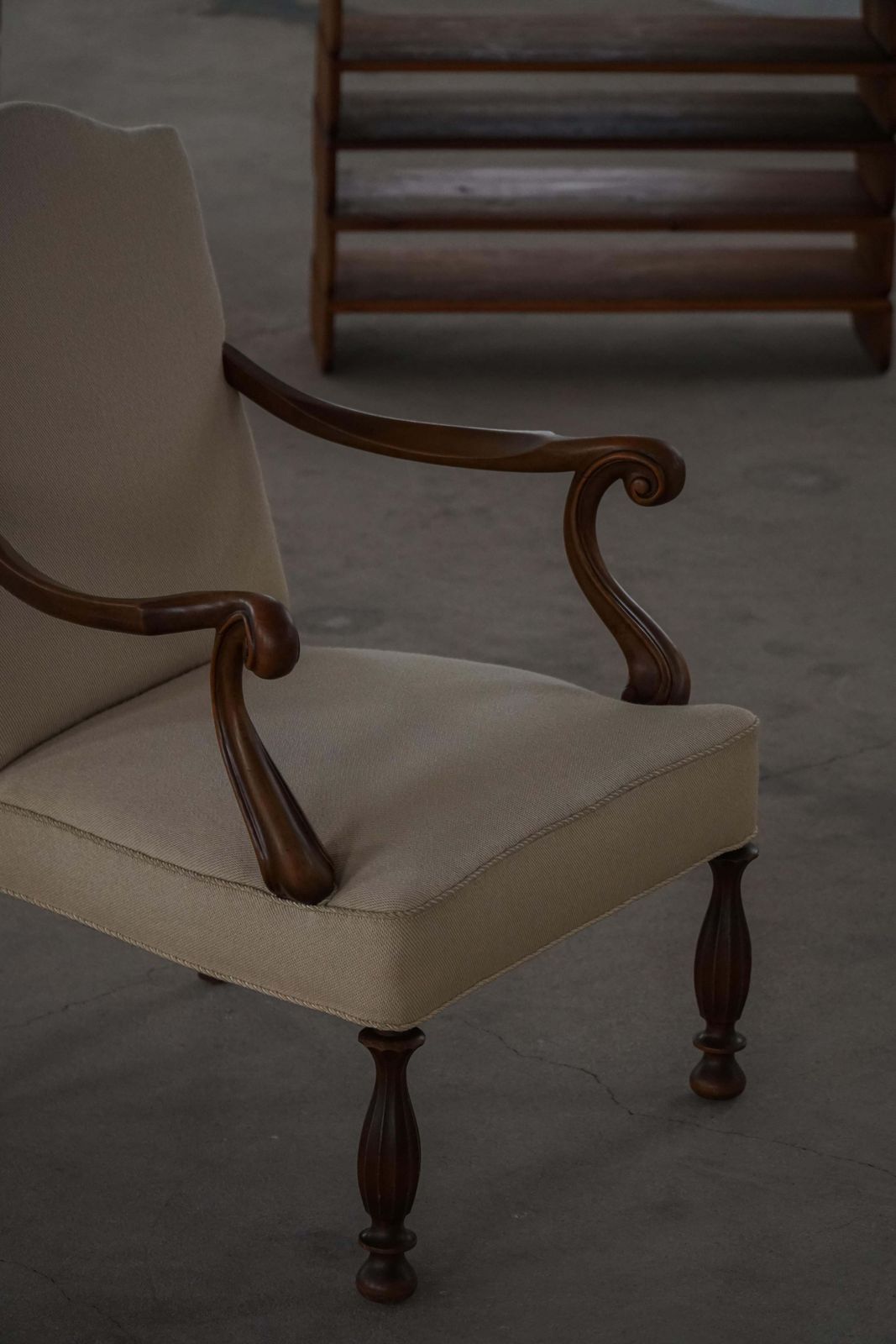 Furniture Pair Of Art Nouveau Easy Chairs, Danish Cabinetmaker, Early 20th Century photo