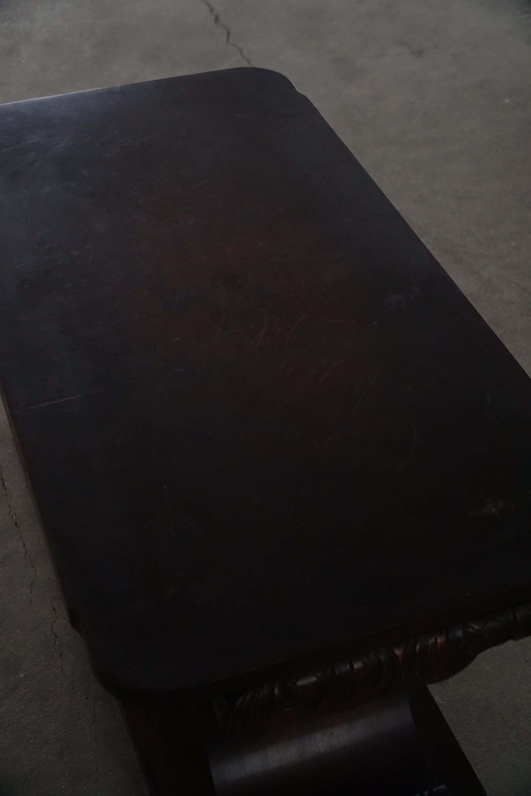 photo for sale Danish Art Deco Wooden Side / Coffee Table With A Shelf, 1930s–40s