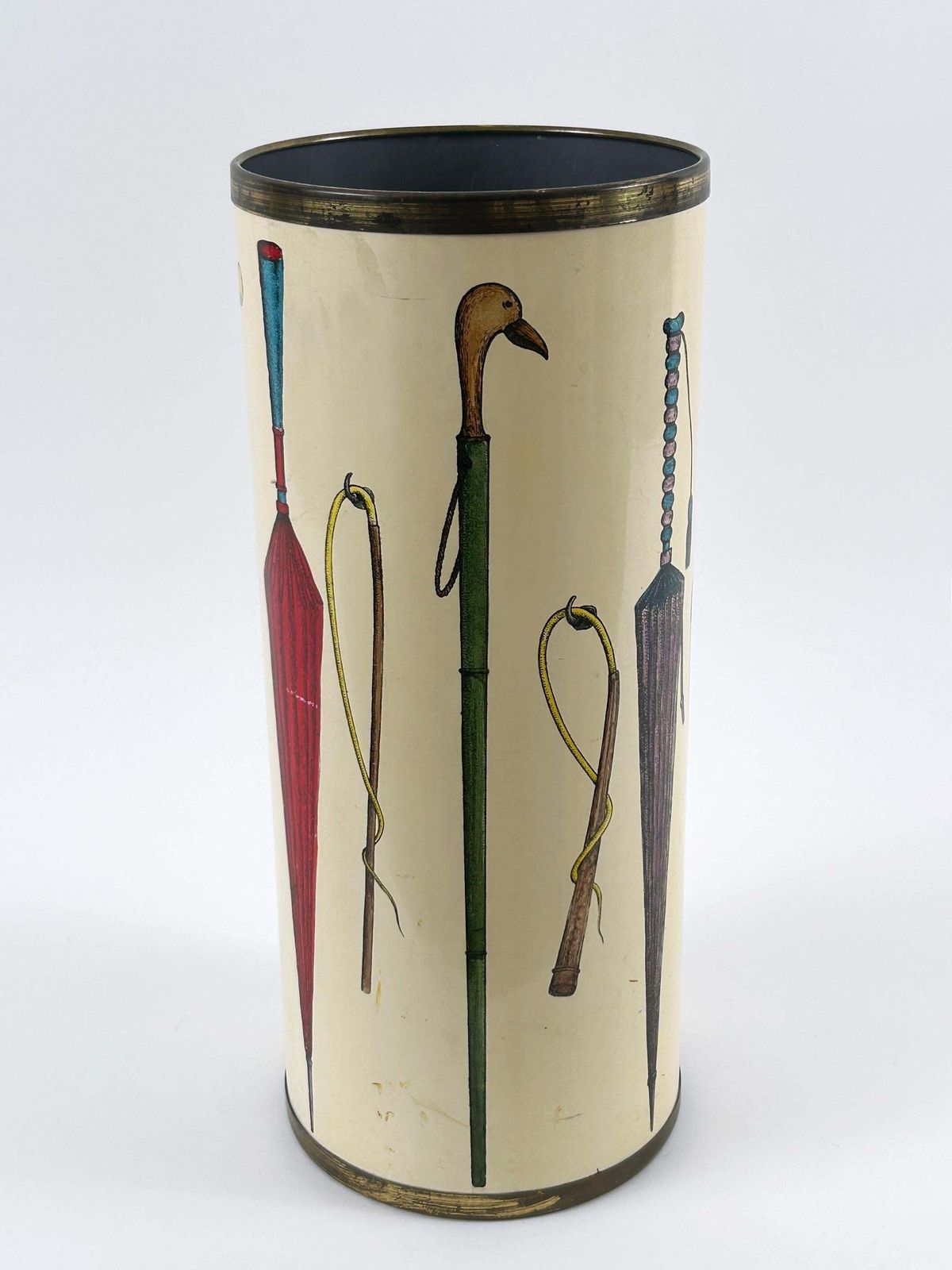 photo vinterior Early Mid Century Modern Bastoni Umbrella Stand By Bucciarelli Milano 1950s