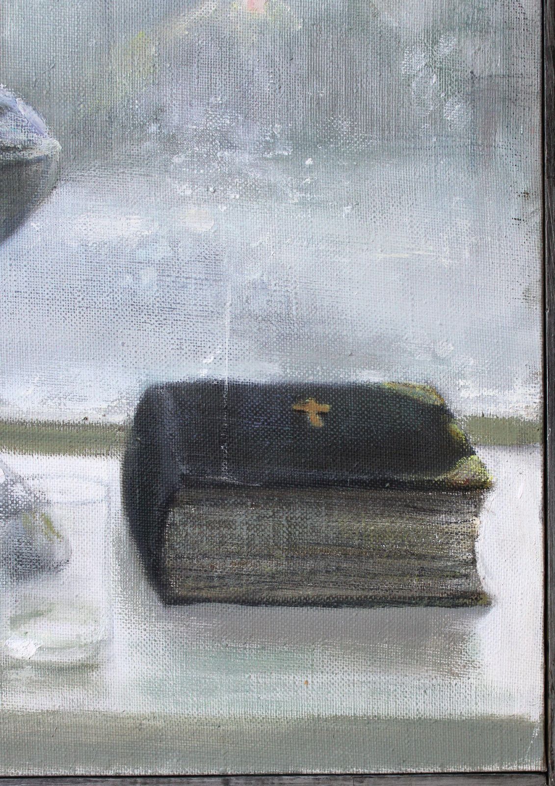 Imants Vecozolsstill Life With Lamp. Oil On Canvas. 59x50 Cm2010 photo for sale