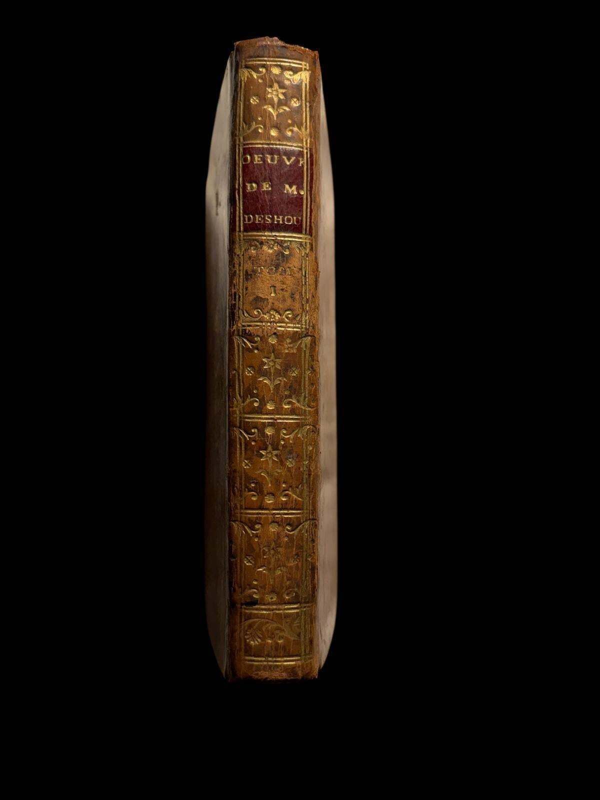 œuvres De Madame Et De Mademoiselle Deshoulières   Two Volumes Paris, 1764 photo for sale