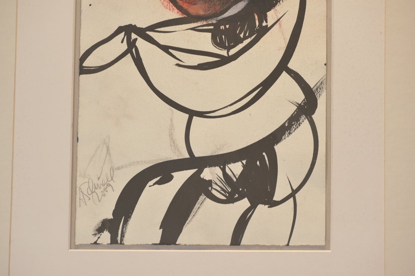 Abstract Figure, A. Schnell, 2009, Mixed Media photo for sale
