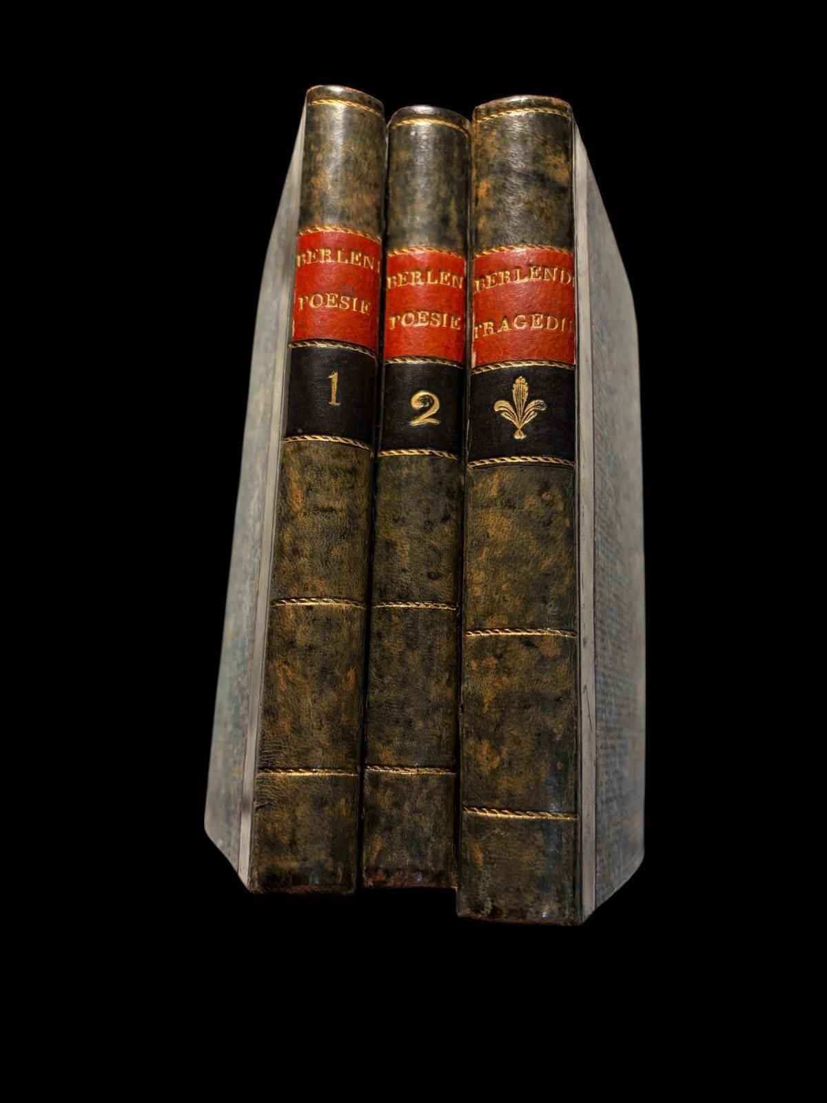 Of The Poems Of Angiolo Berlendis   Complete In Three Volumes Turin, 1764 photo Home Decor
