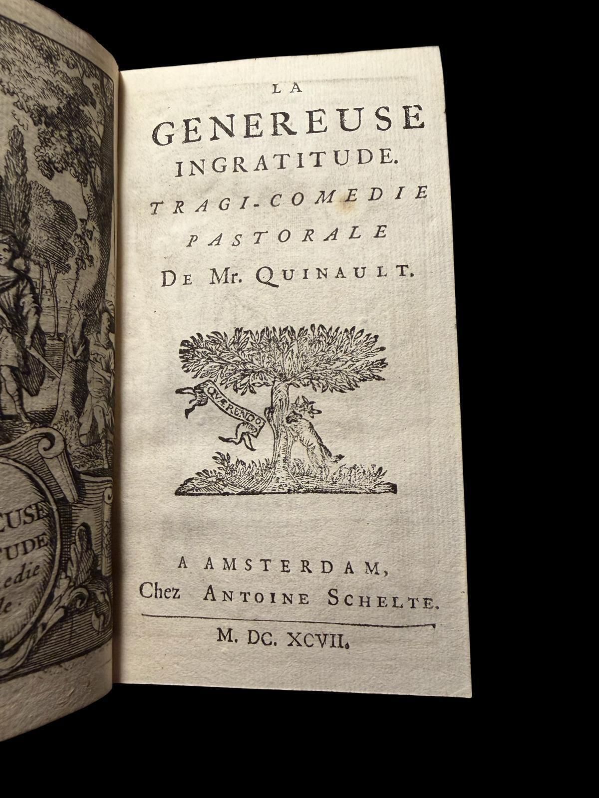 photo furniture Quinault   Le Théâtre De M. Quinault   Tome Second   Amsterdam, 1715   Illustrat