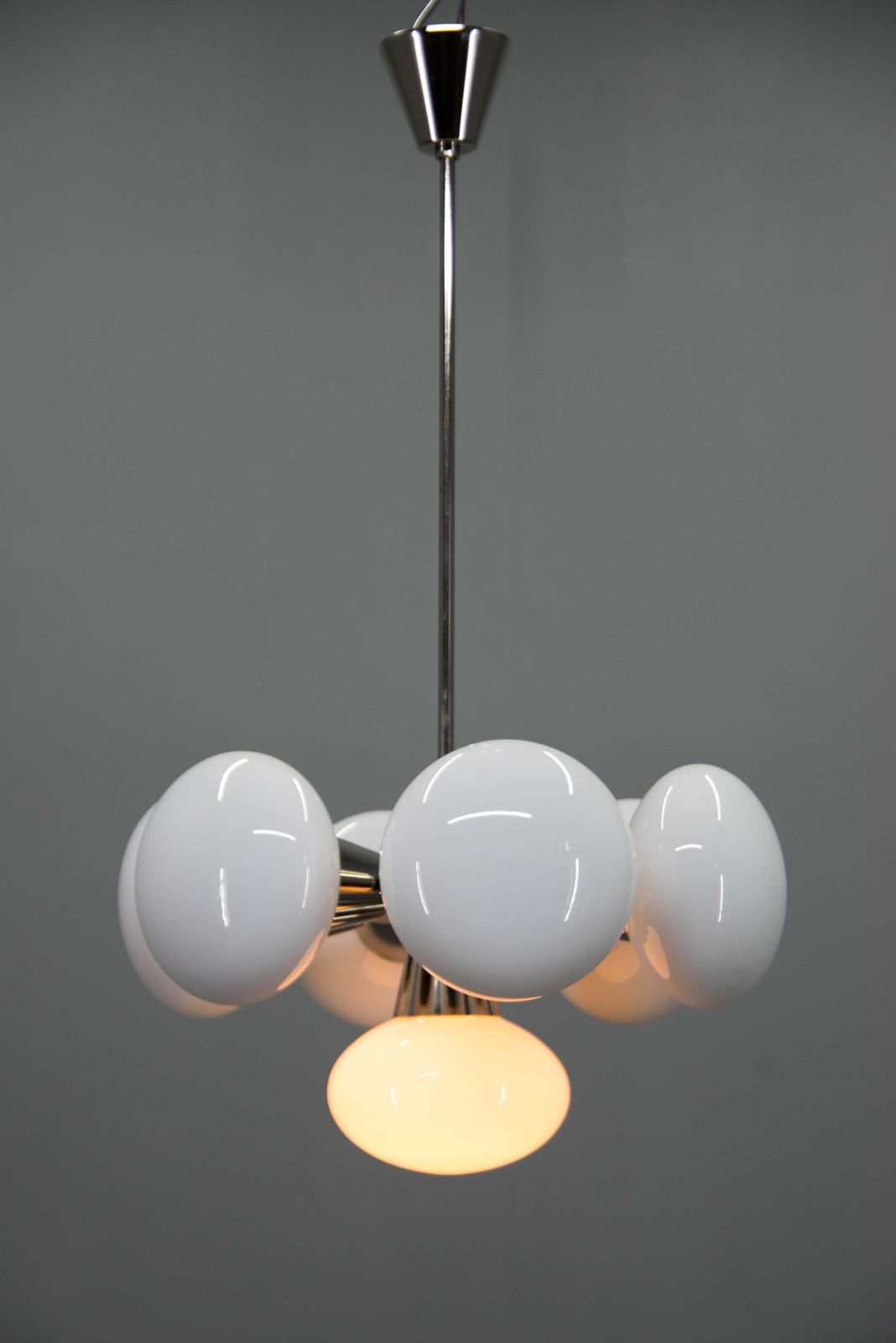photo for sale Space Age Chandelier Sputnik By Kamenicky Senov, 1970s