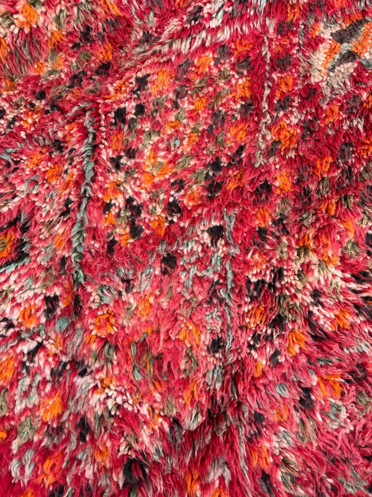 Vintage Red Moroccan Boujad Rug 170x320 Cm – Authentic Boujad Wool Berber Rug   Boho Chic Rug photo buy